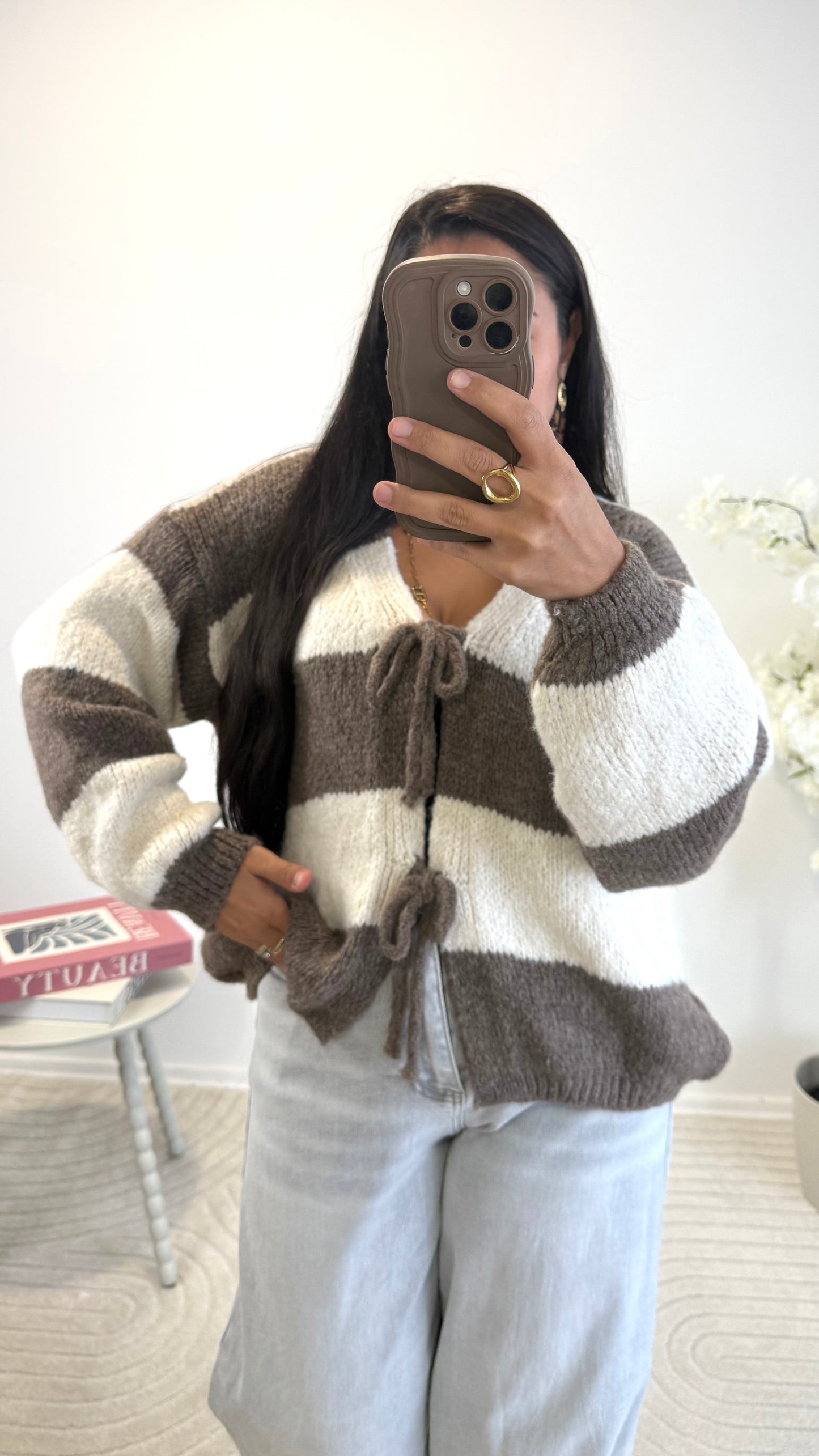 PULL OPALINE NOISETTE