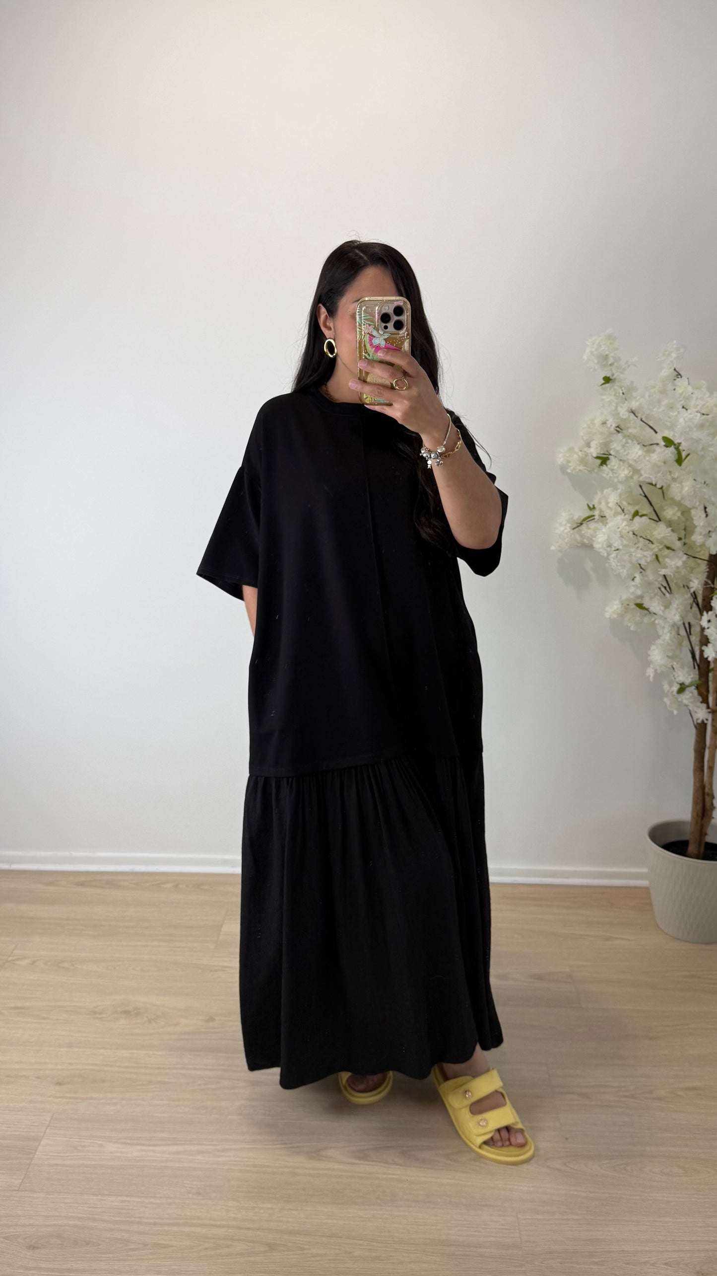 ROBE ALBA BLACK