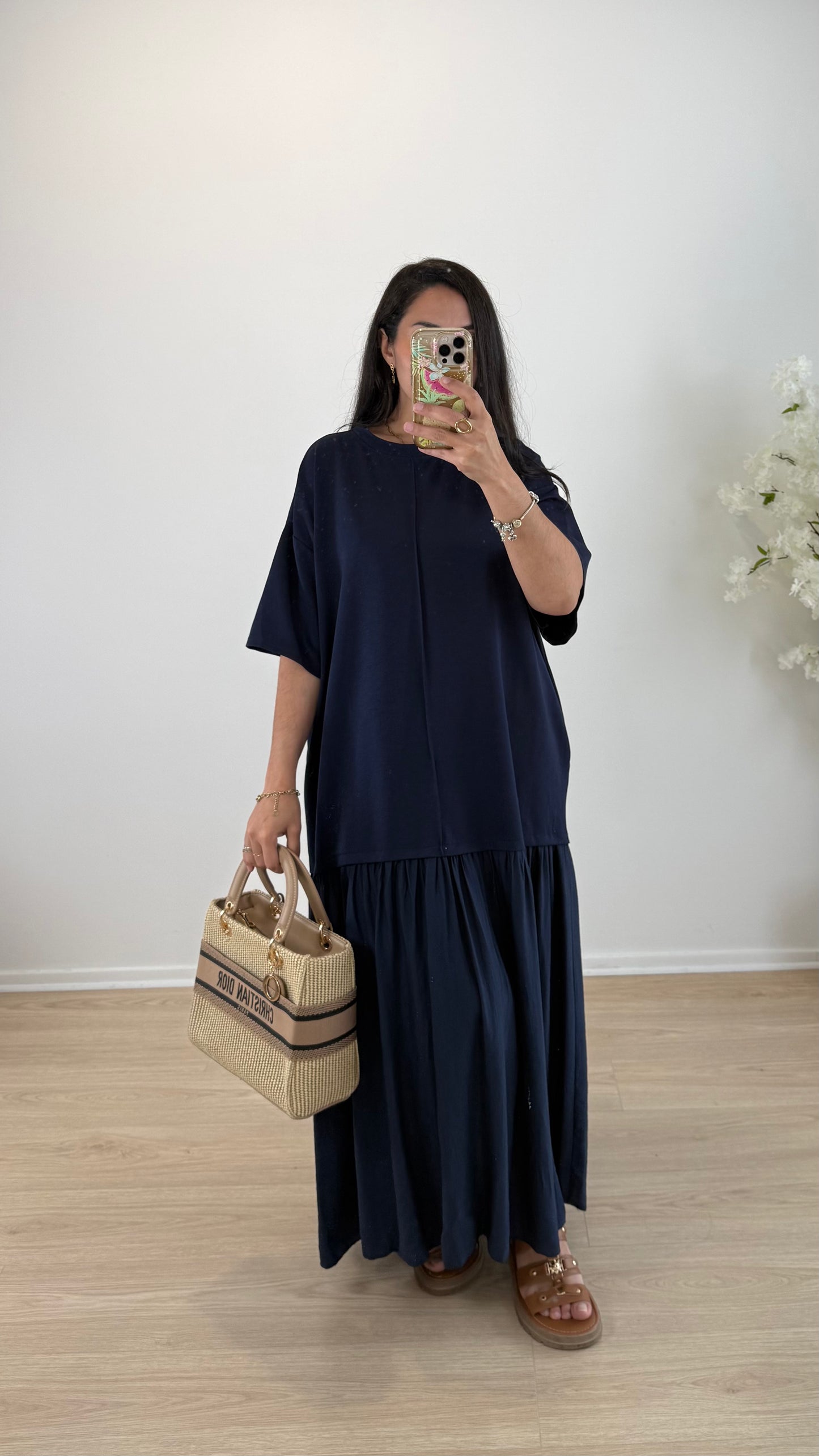 ROBE ALBA BLEU MARINE