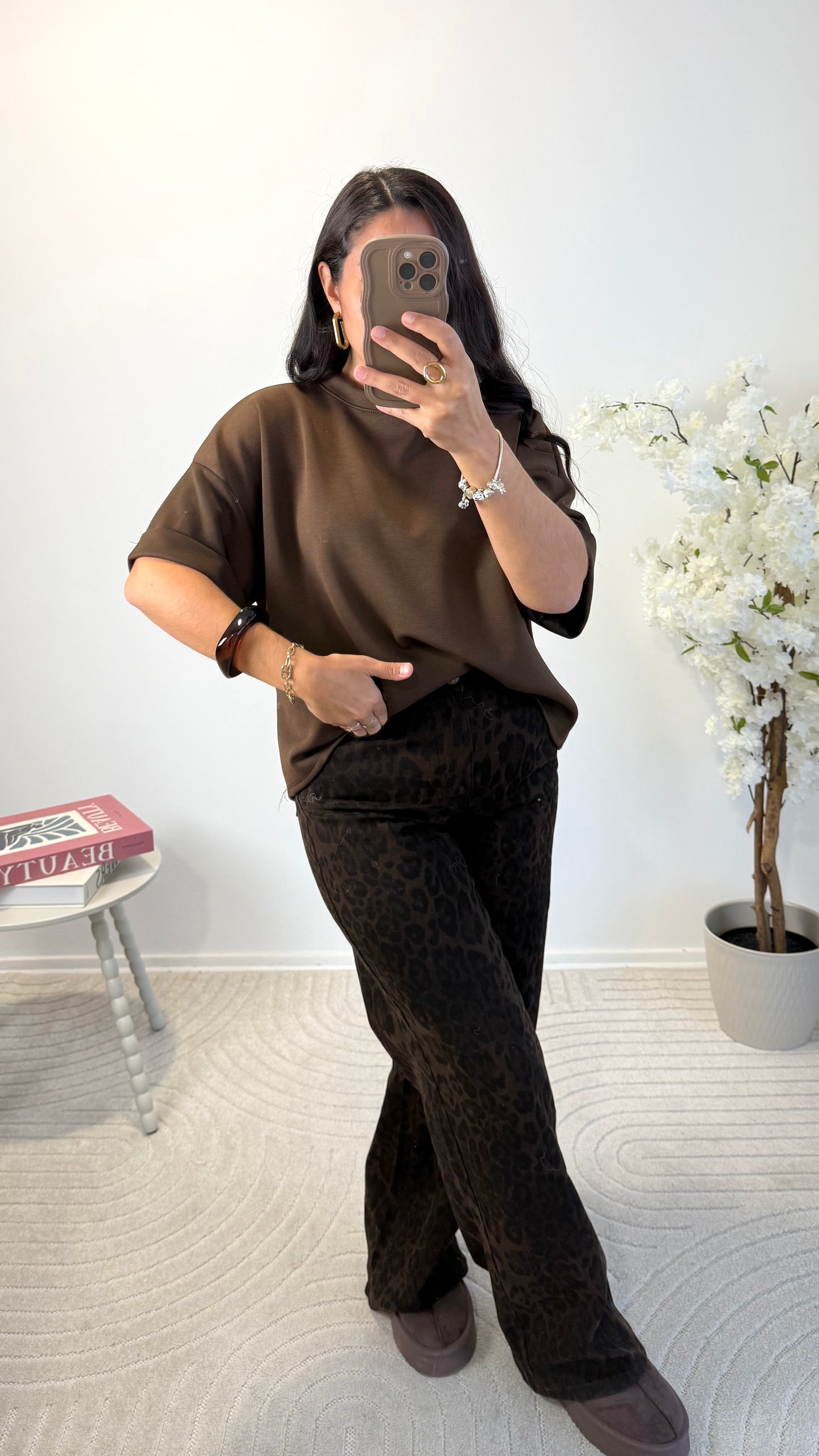 TEE SHIRT TRESSYA CHOCO