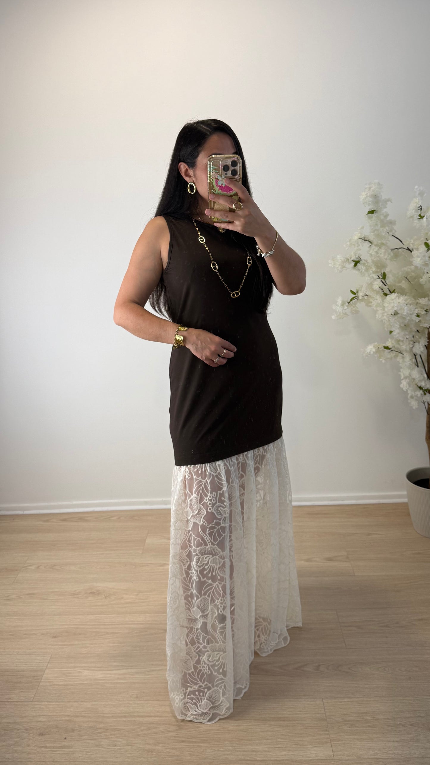 ROBE LEANA CHOCO