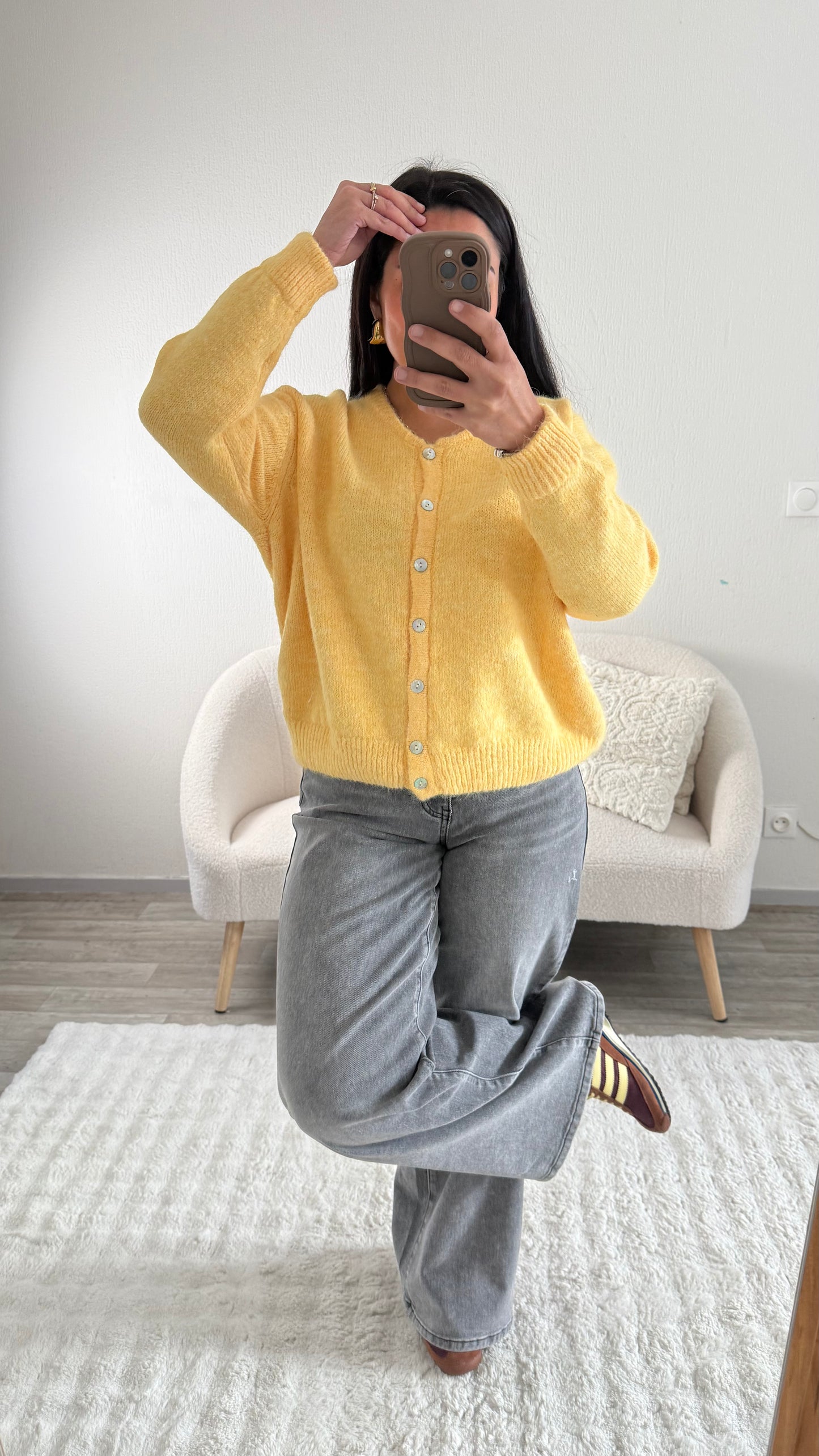 CARDIGAN EMMA JAUNE