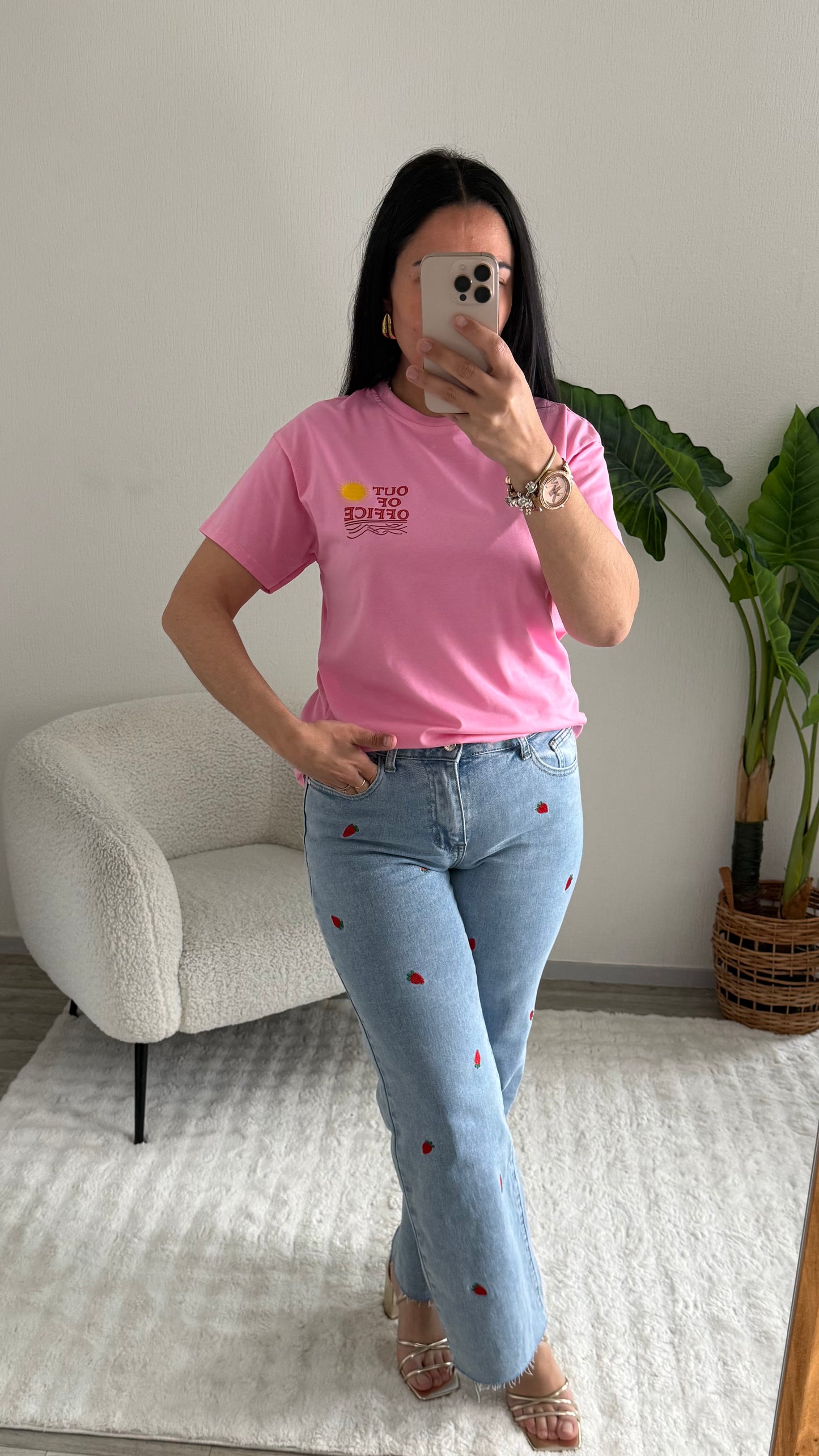 TEE SHIRT SUMMER ROSE