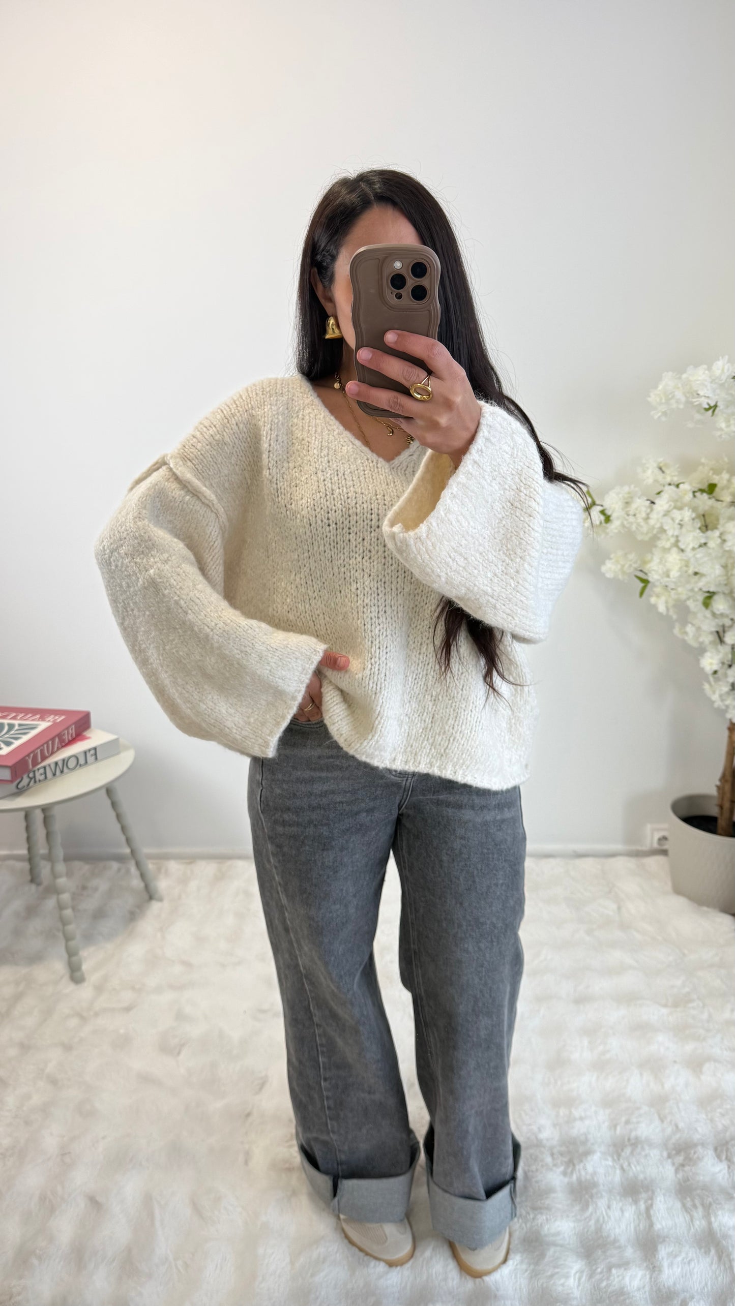 PULL LILOU BEIGE