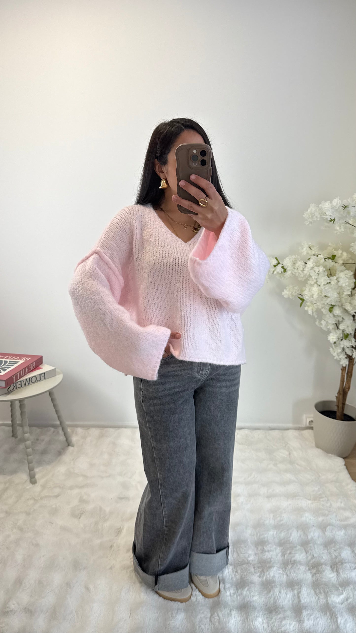 PULL LILOU ROSE
