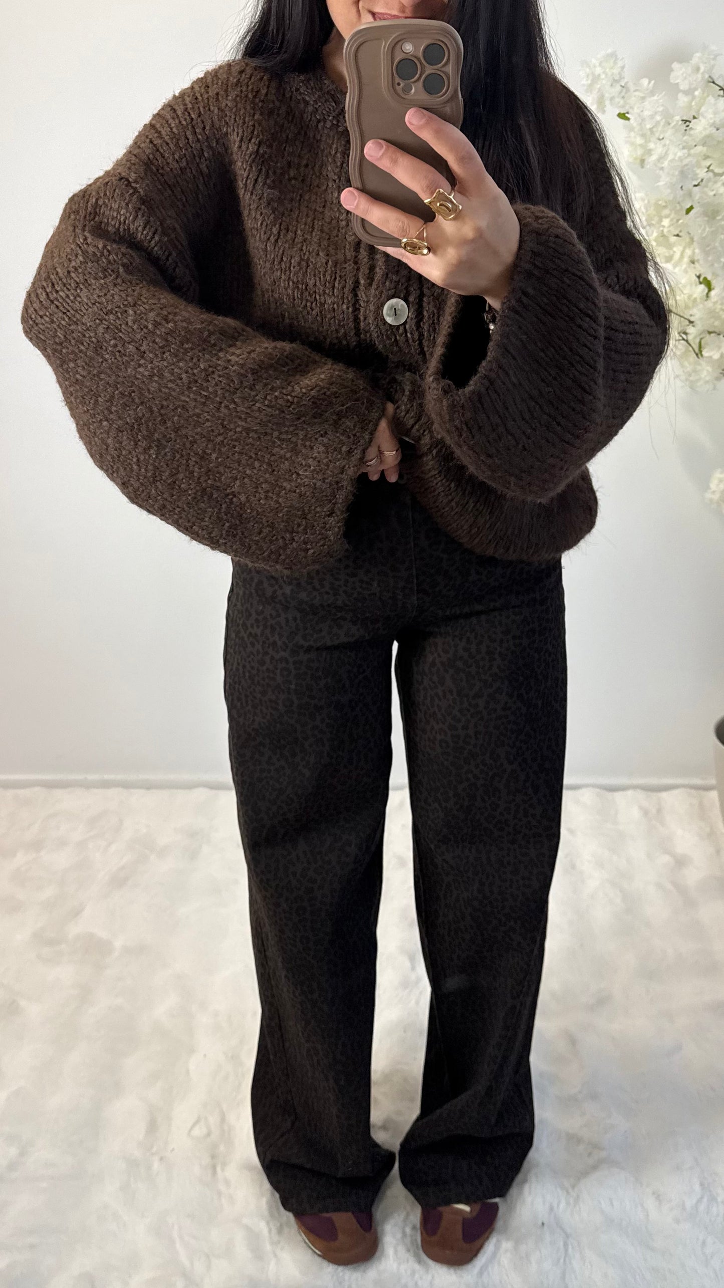 JEANS BALLON LÉOPARD