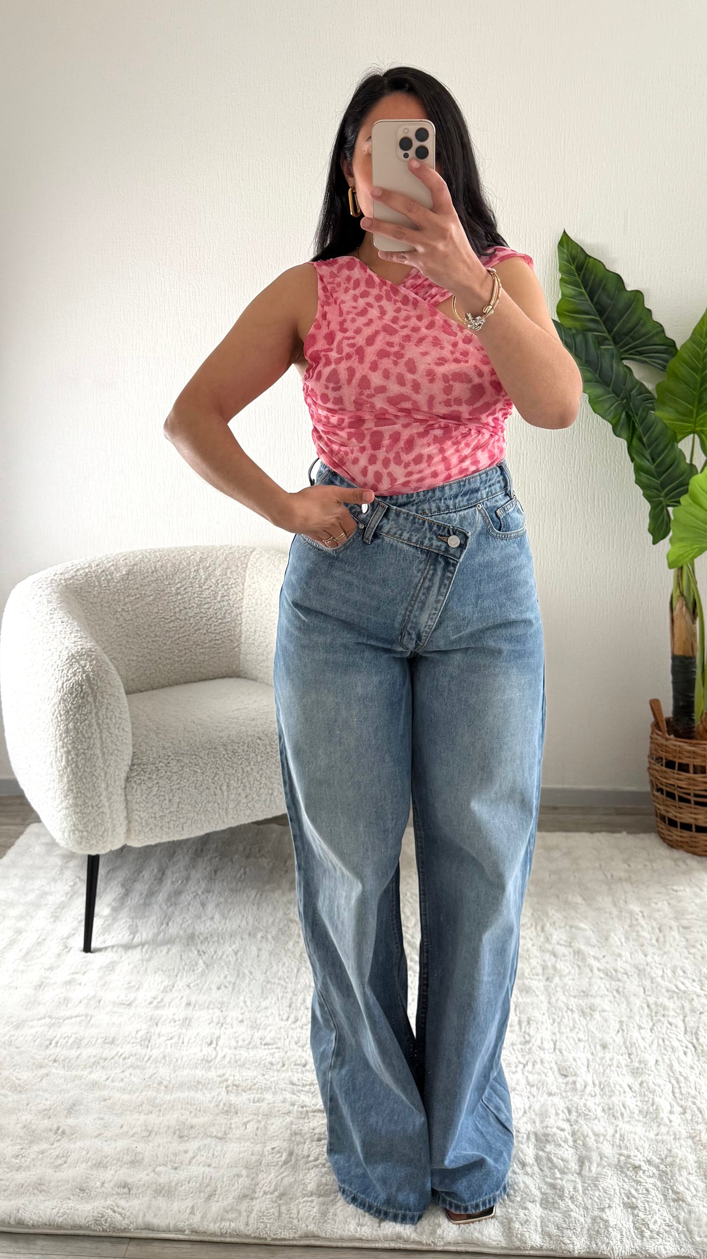 BODY STELLA LÉOPARD ROSE