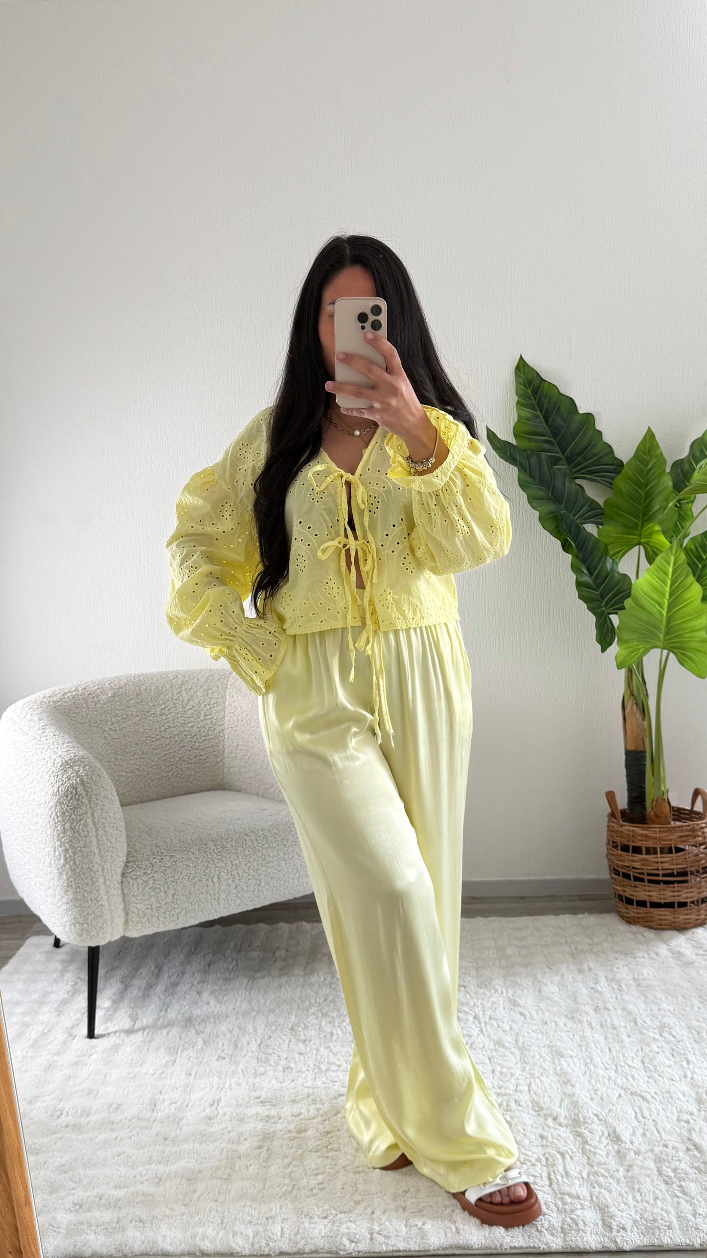 PANTALON ELEA JAUNE