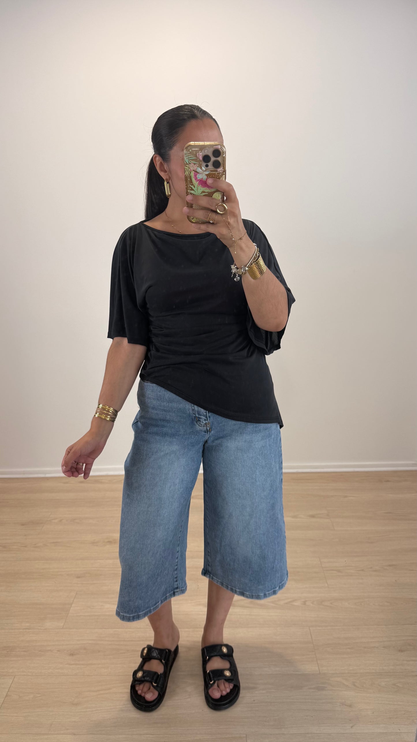 TOP ASYMÉTRIQUE BLACK