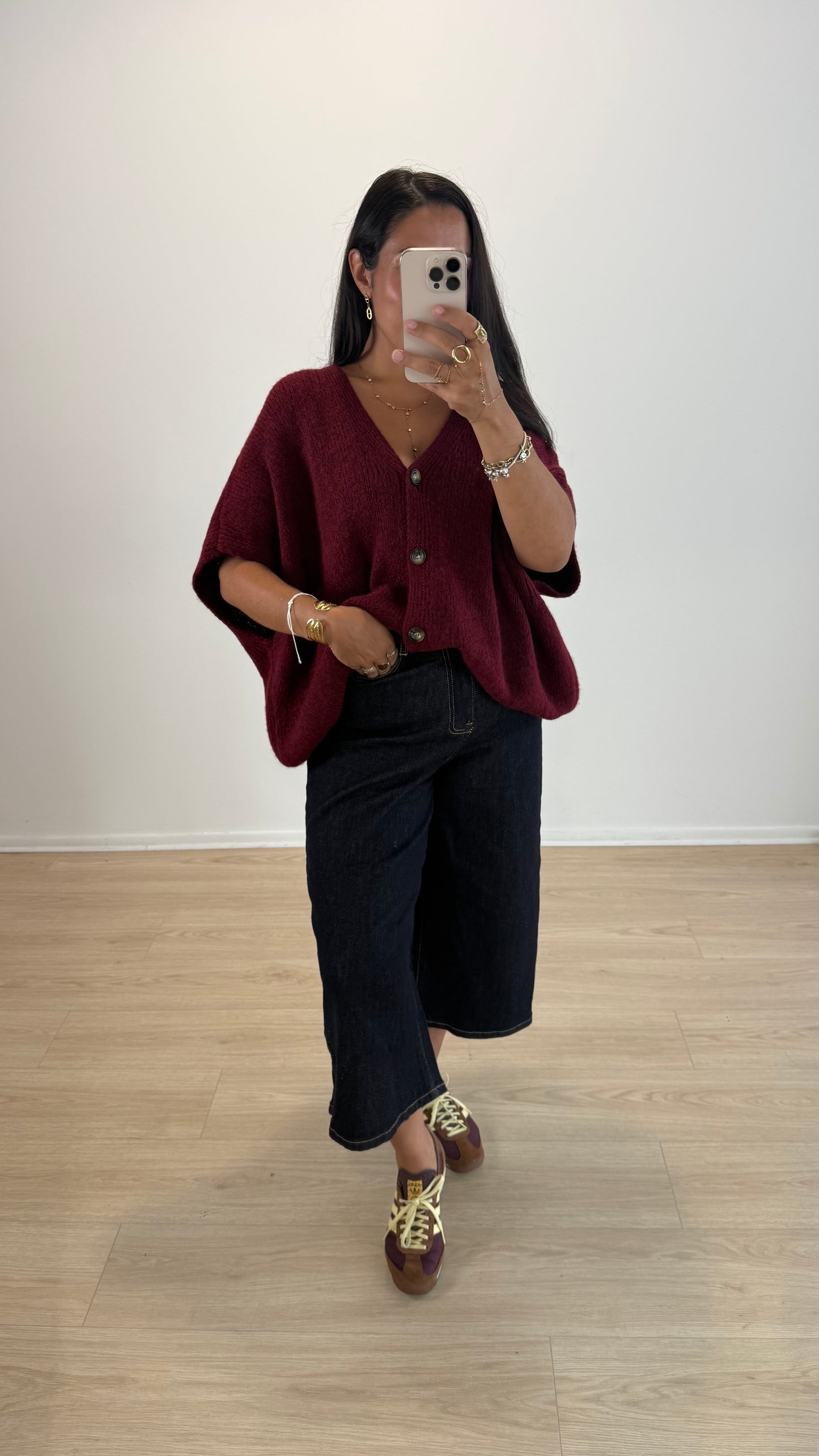 PULL LIZ BORDEAUX