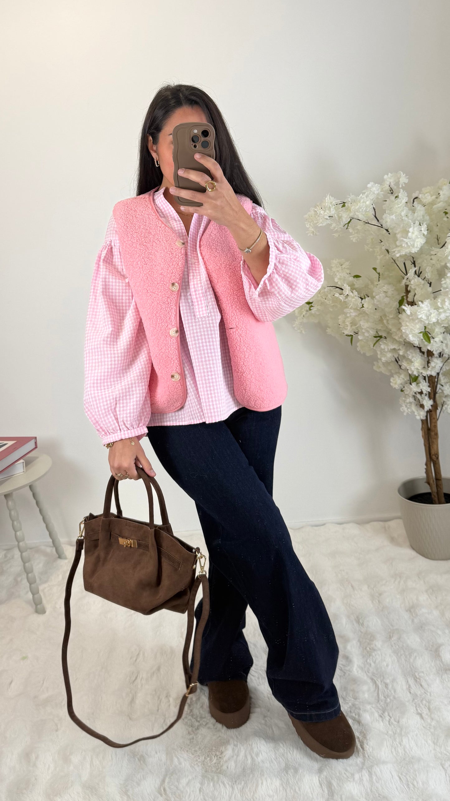 GILET VICTORIA ROSE