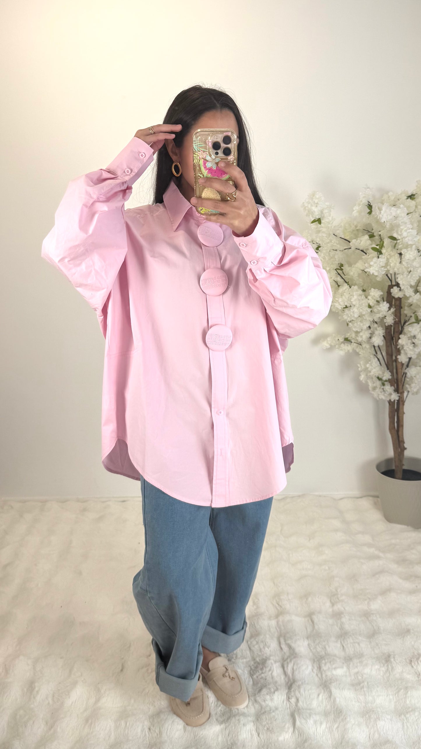 CHEMISE CLEM ROSE
