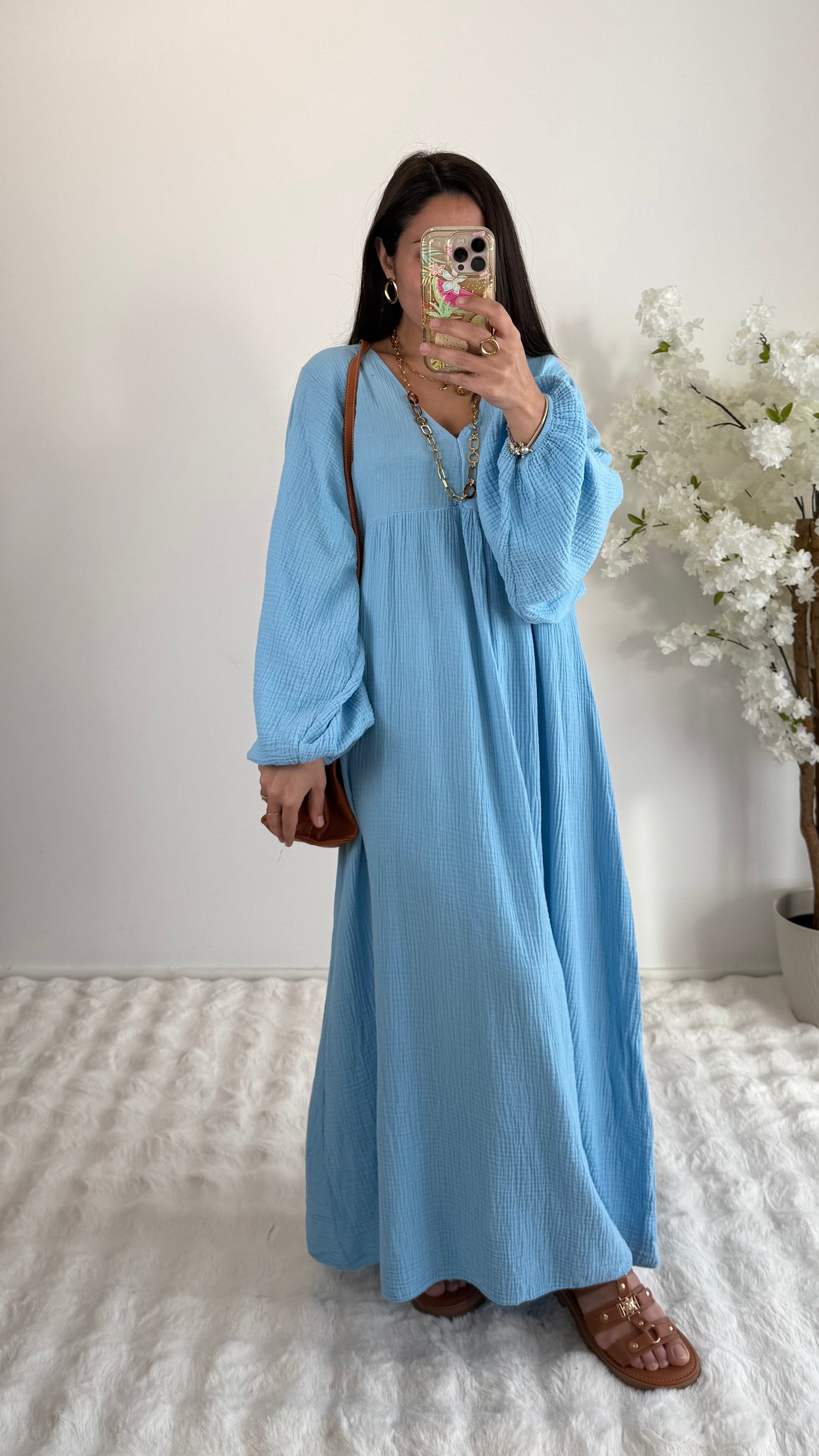 ROBE ASSIA BLEU CIEL