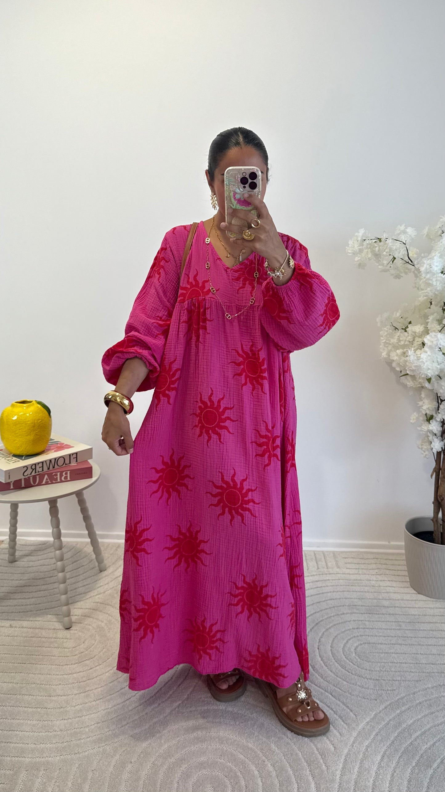 ROBE BORA FUSHIA