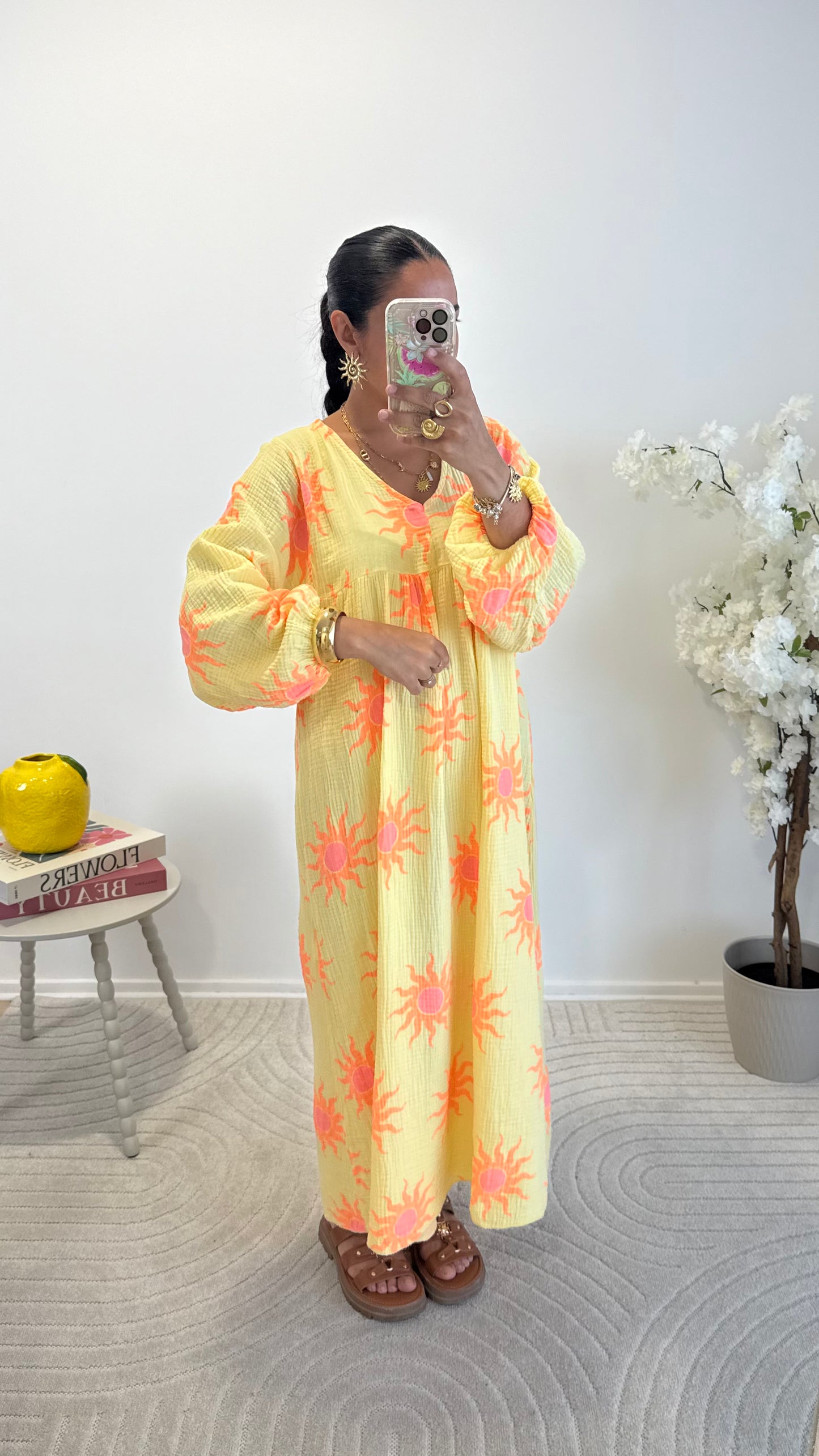 ROBE BORA JAUNE