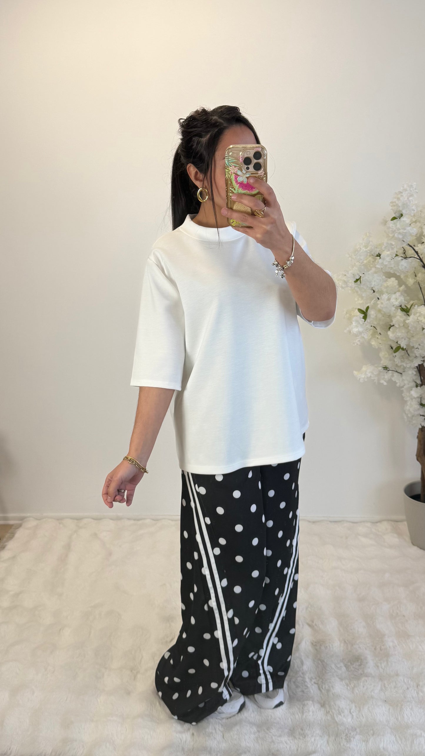 TEE SHIRT BASIQUE BLANC