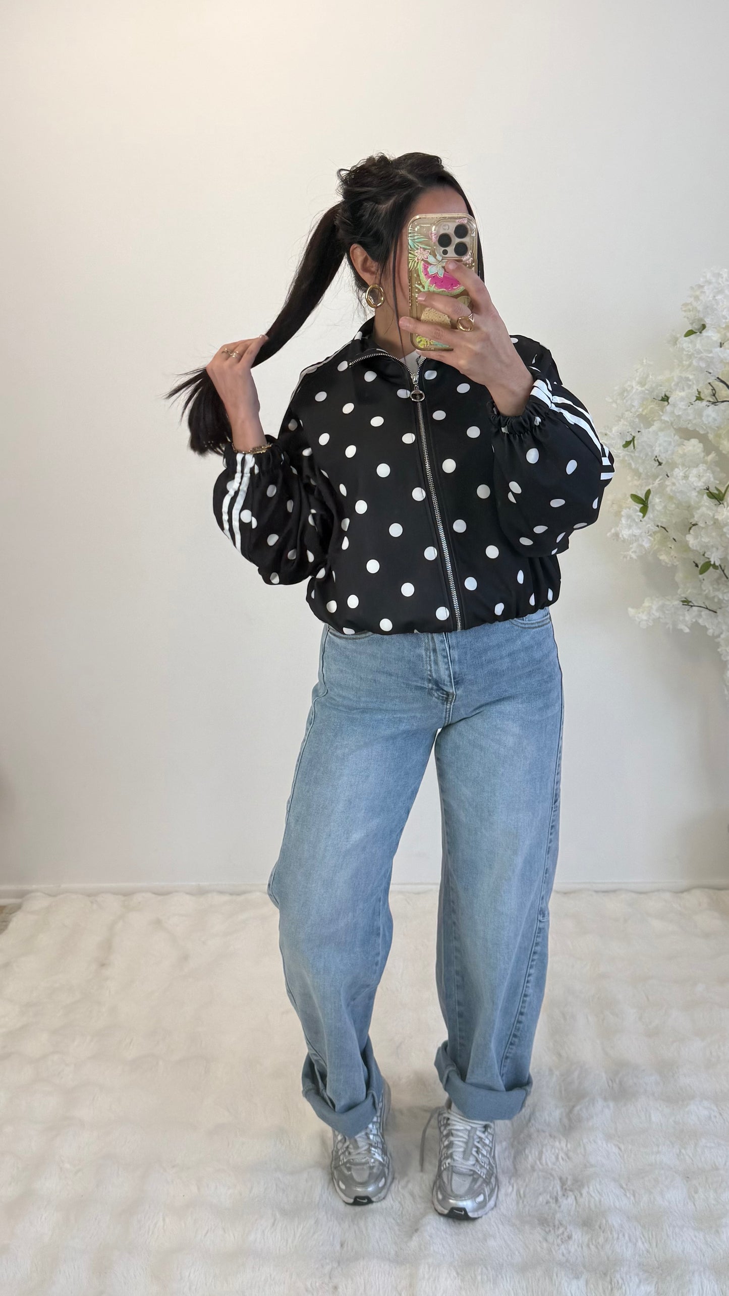 VESTE JOGGING POIS BLACK