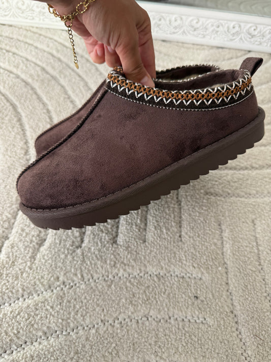 MULE BASSE LINA CHOCO