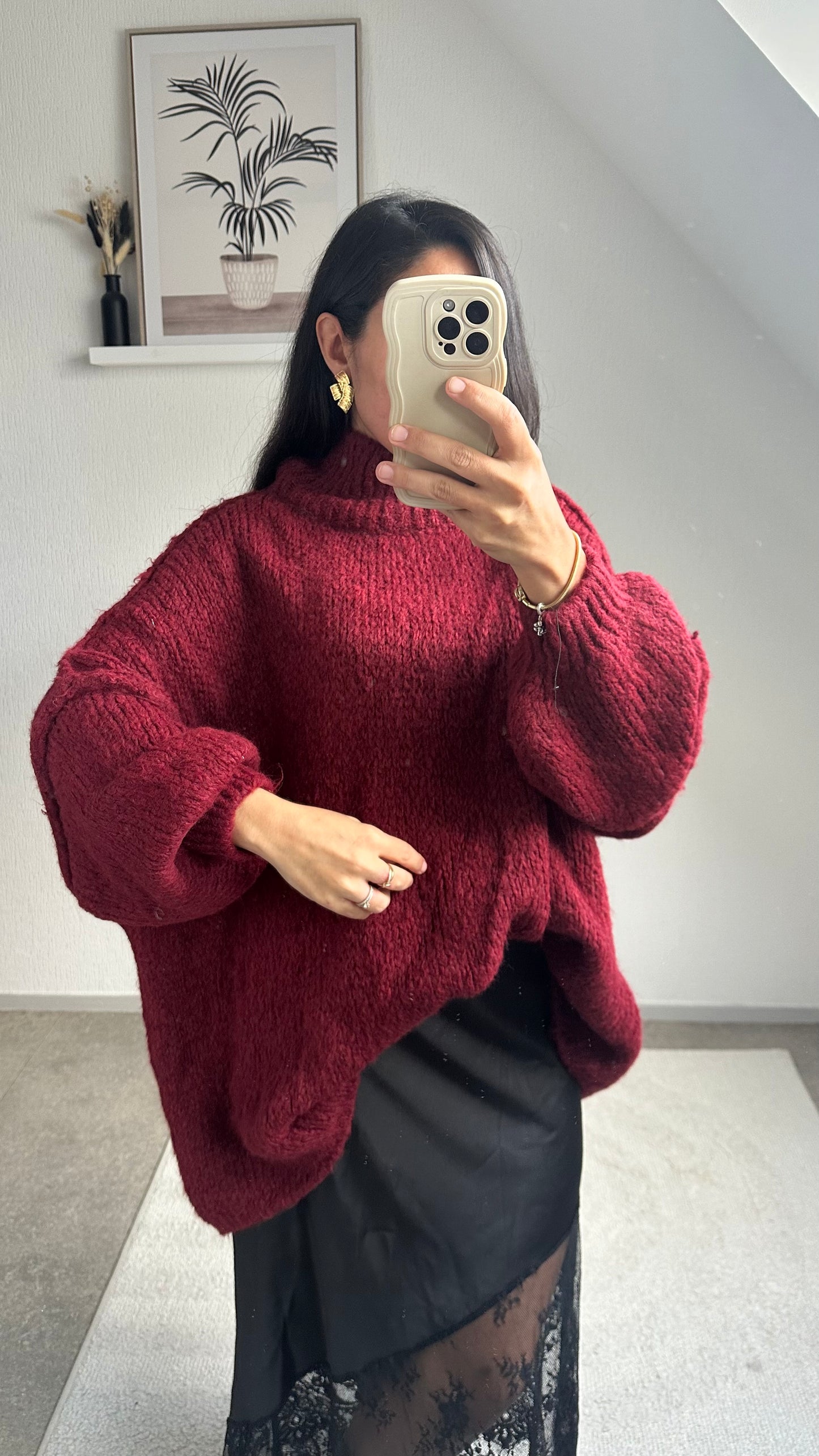 PULL ANA BORDEAUX