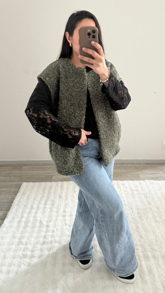 GILET SORAYA KAKI