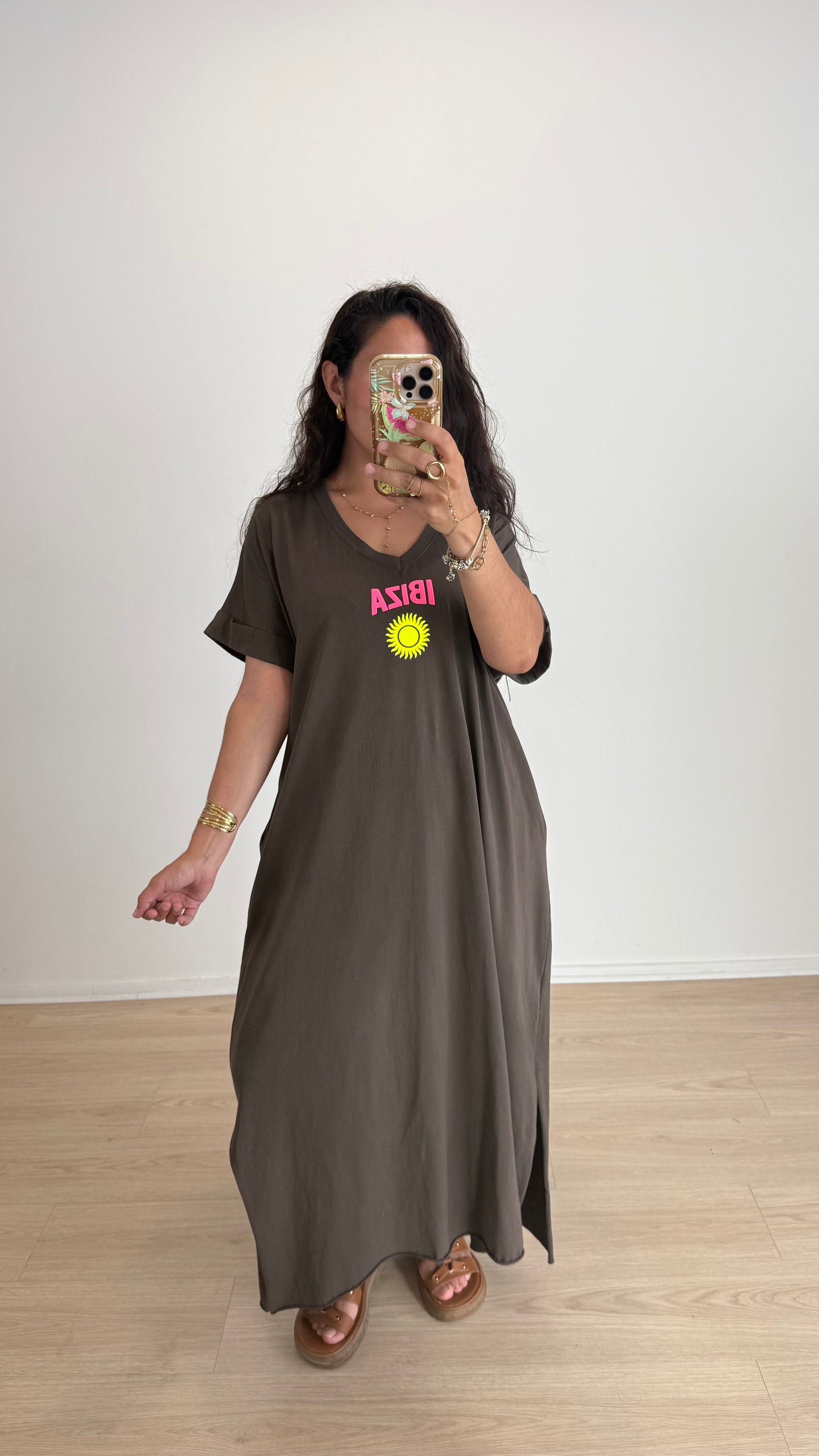ROBE LYDIA CHOCO