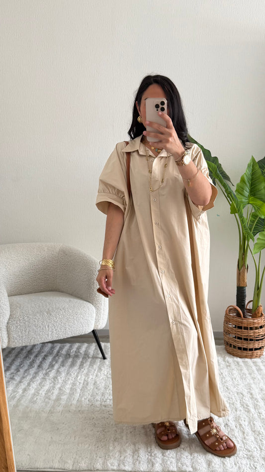 ROBE AMALIA BEIGE