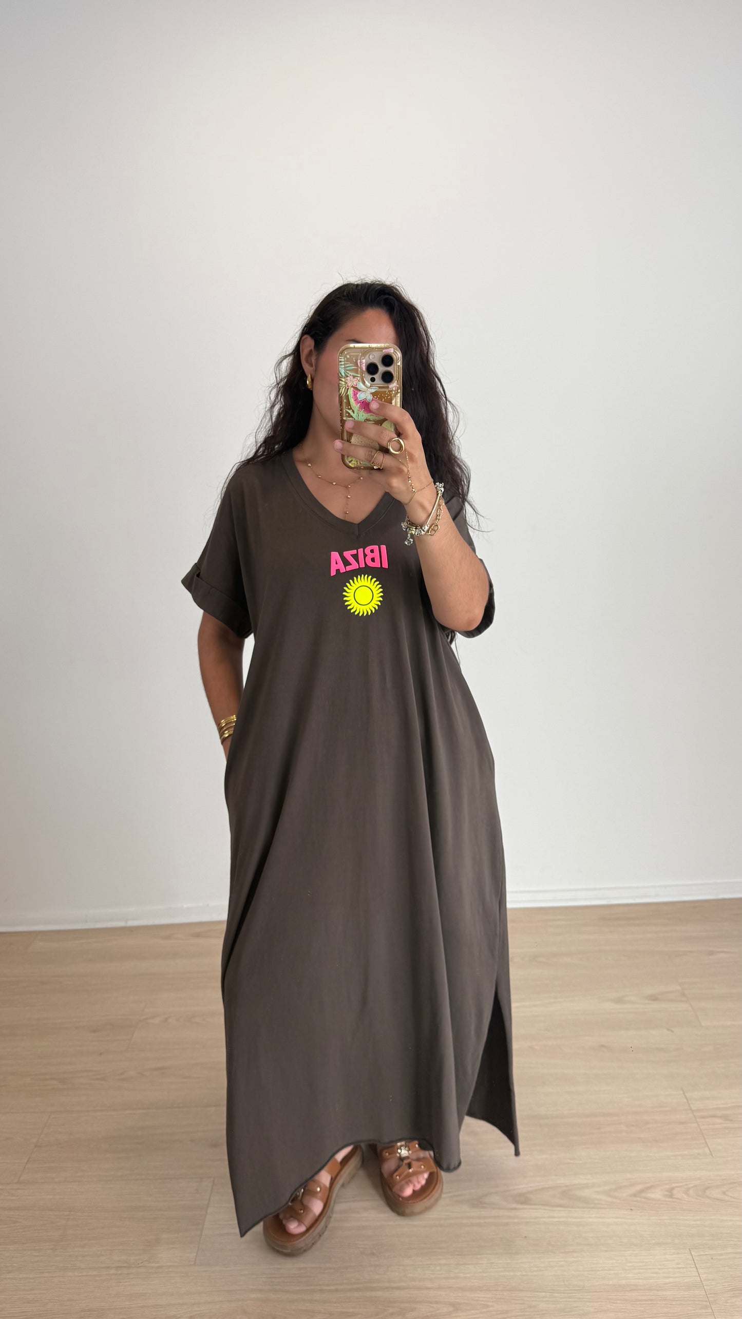 ROBE LYDIA CHOCO