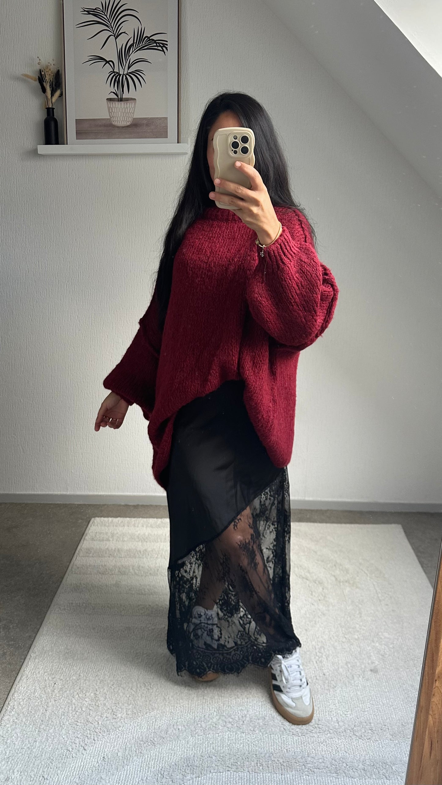 PULL ANA BORDEAUX