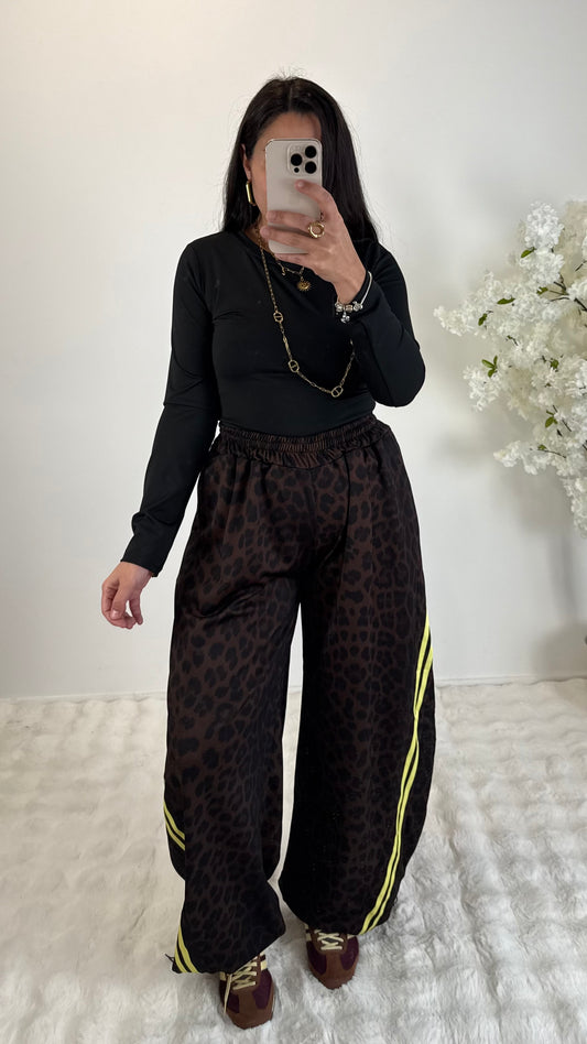 JOGGING LÉO BANDES JAUNE