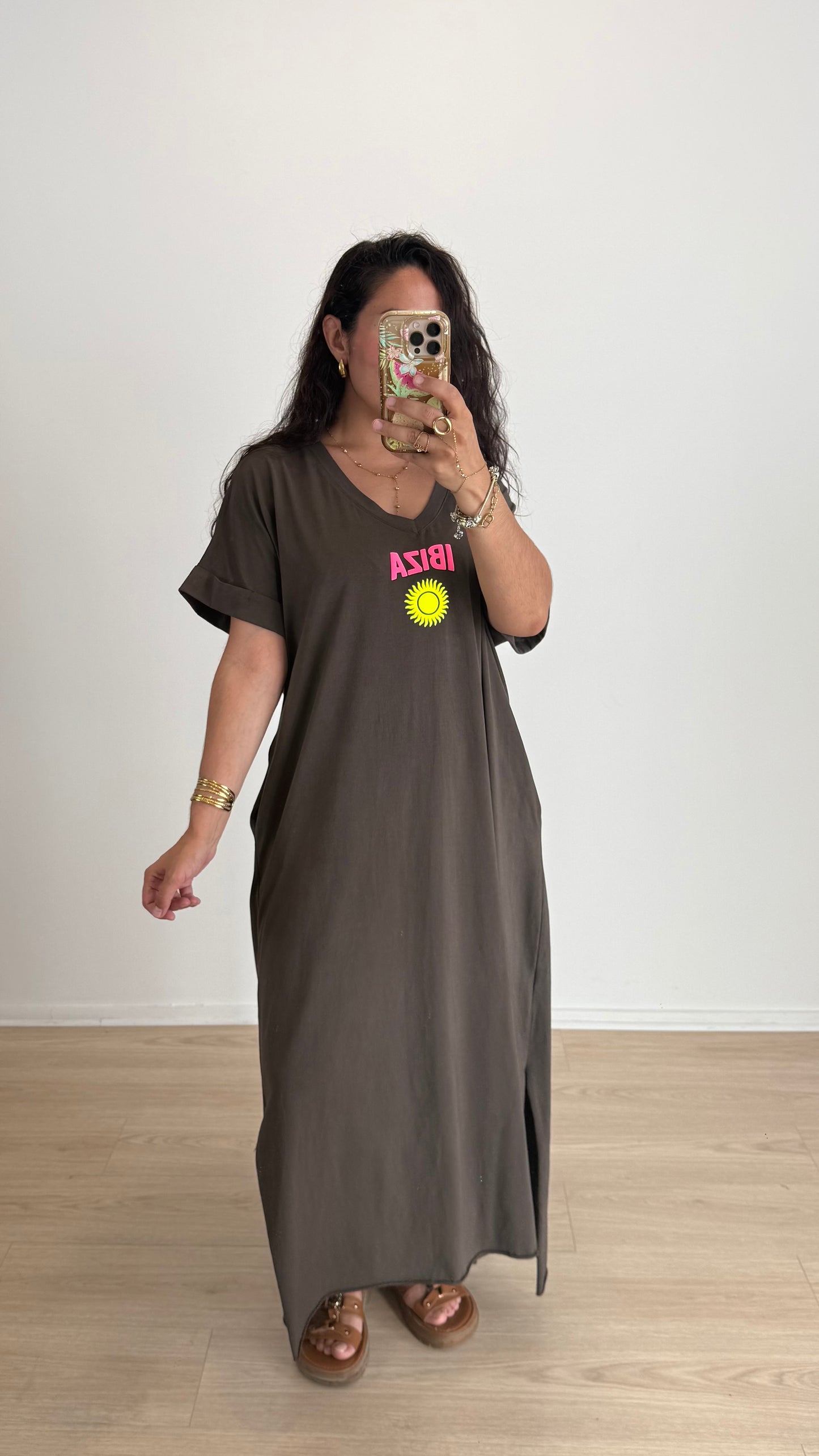 ROBE LYDIA CHOCO