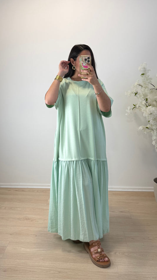 ROBE ALBA VERT D’EAU