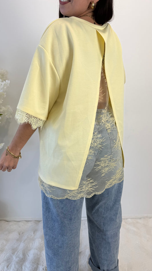 TEE SHIRT TALYA JAUNE
