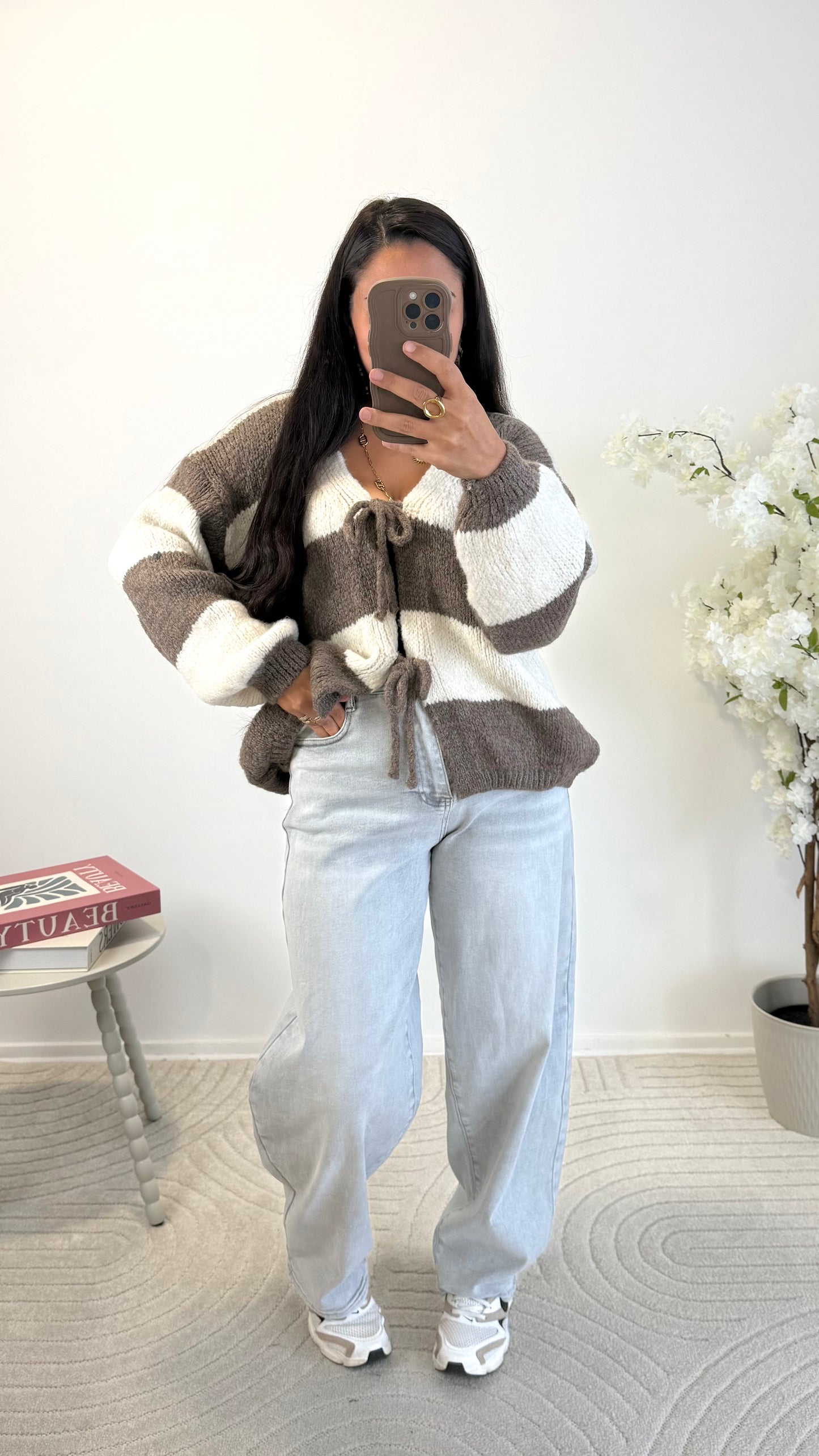 PULL OPALINE NOISETTE