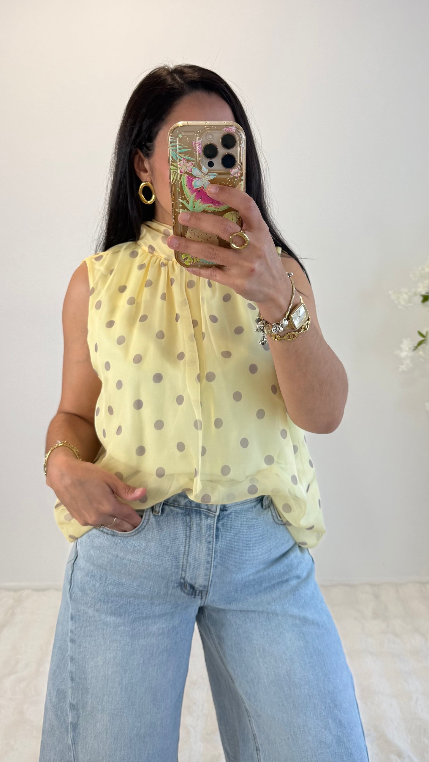 BLOUSE SHANICE JAUNE