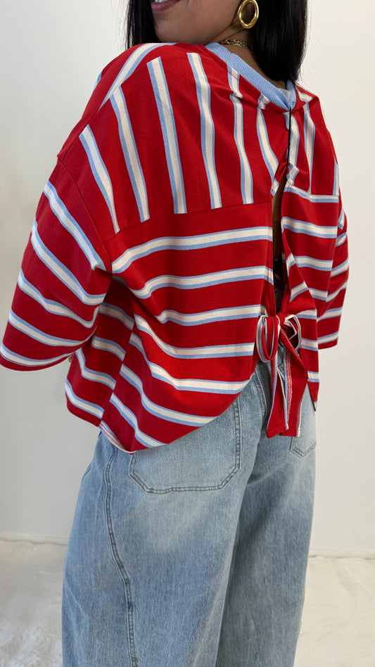 TEE SHIRT PALMA ROUGE