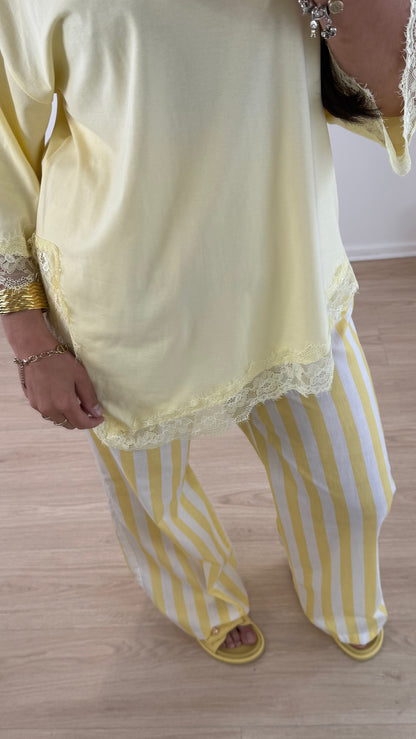 PANTALON MAELY JAUNE