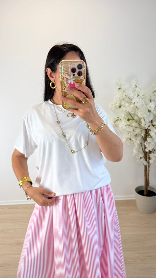 TEE SHIRT BASIQUE BLANC