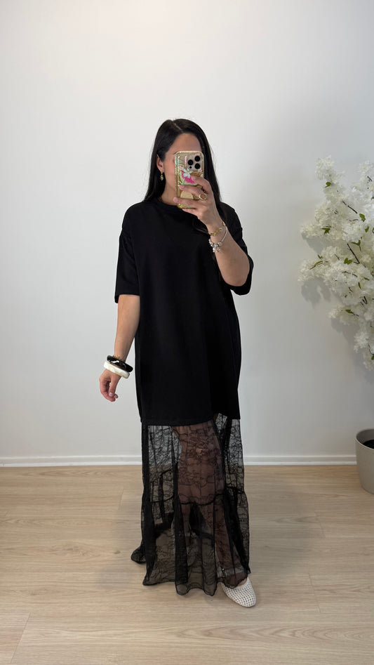 ROBE DENTELLE BLACK