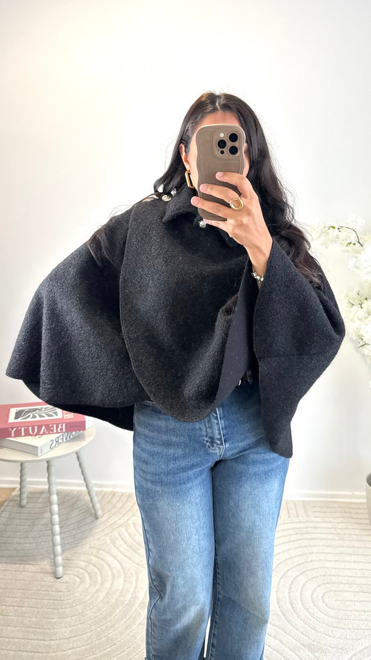 PONCHO LUNA BLACK