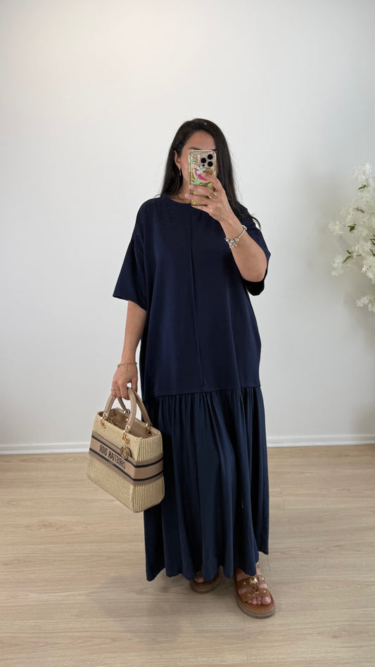 ROBE ALBA BLEU MARINE
