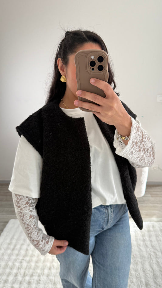 GILET SORAYA BLACK