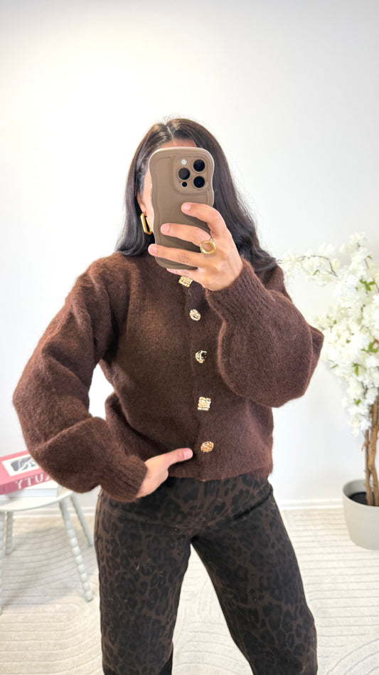 CARDIGAN MELODY CHOCO