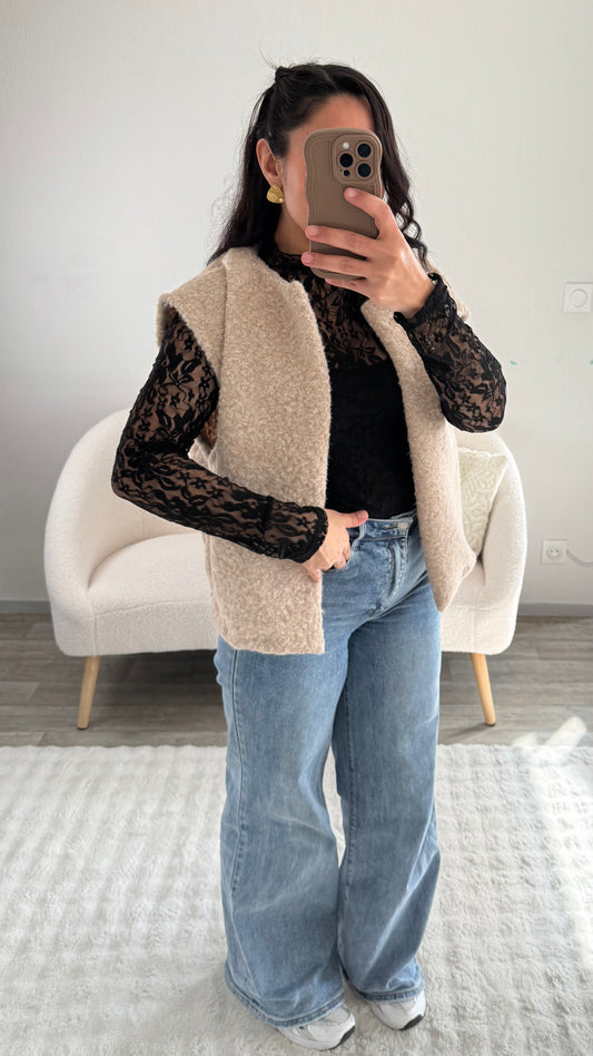 GILET SORAYA BEIGE