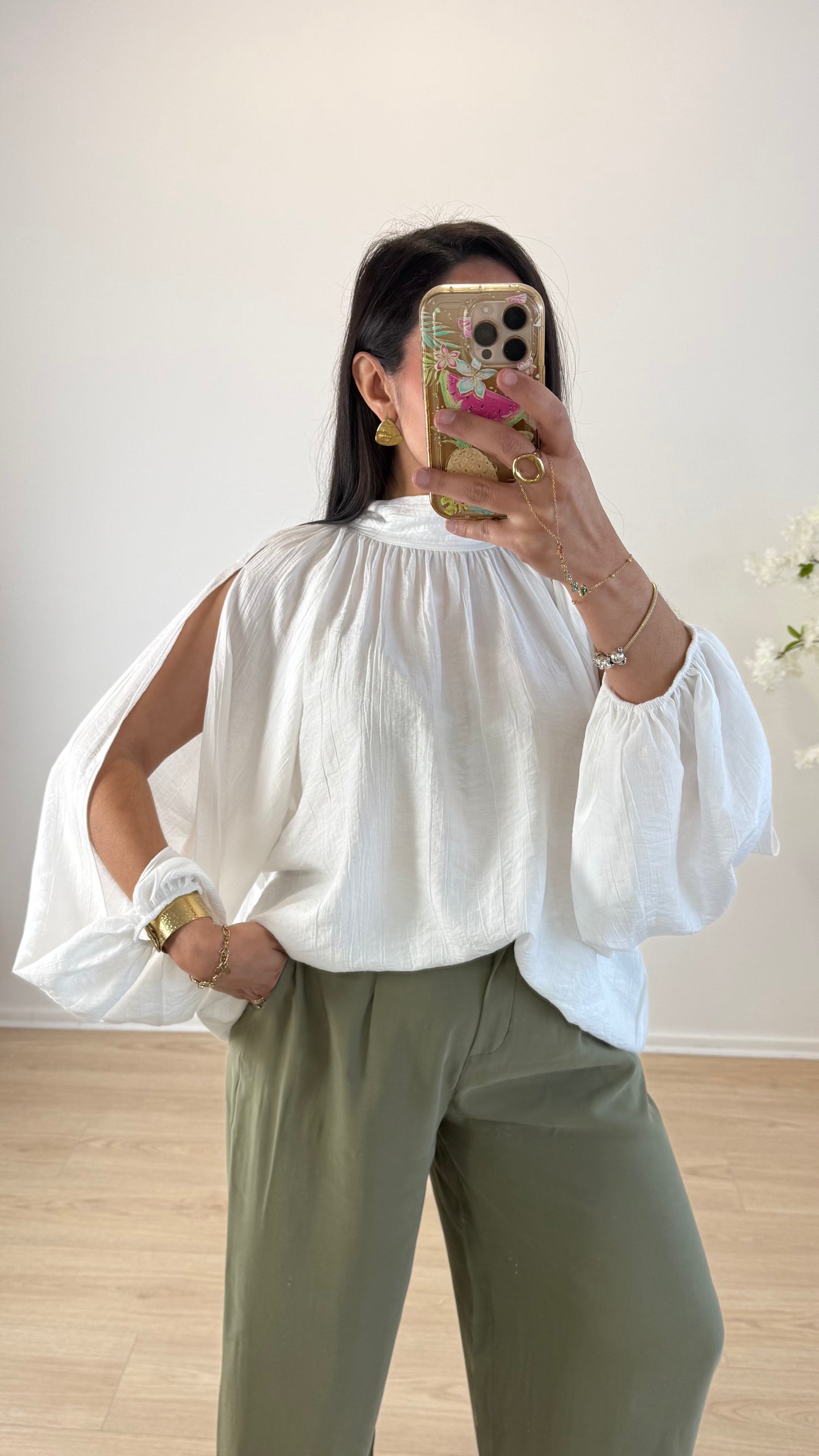 BLOUSE BALI BLANC