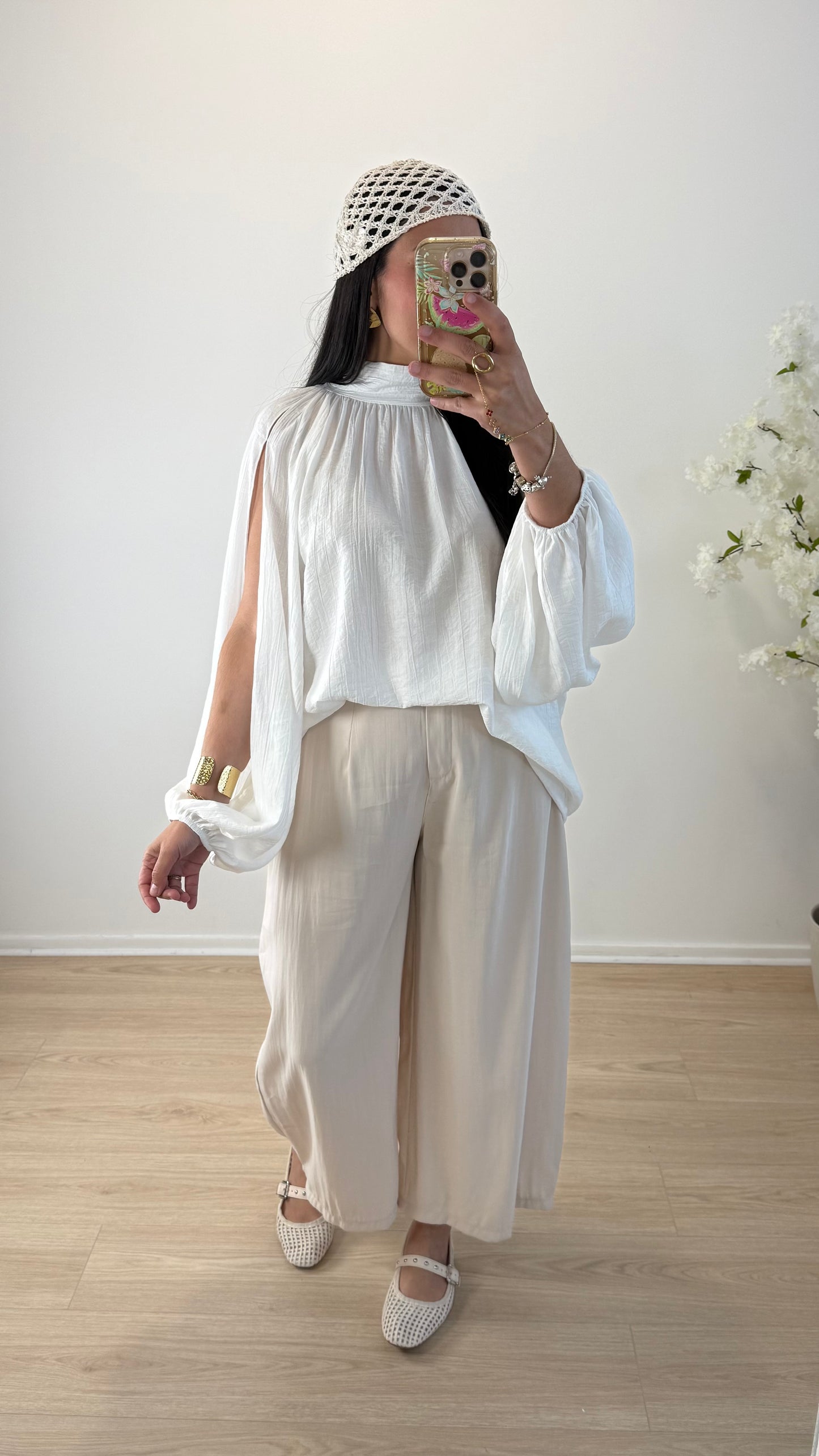 BLOUSE BALI BLANC
