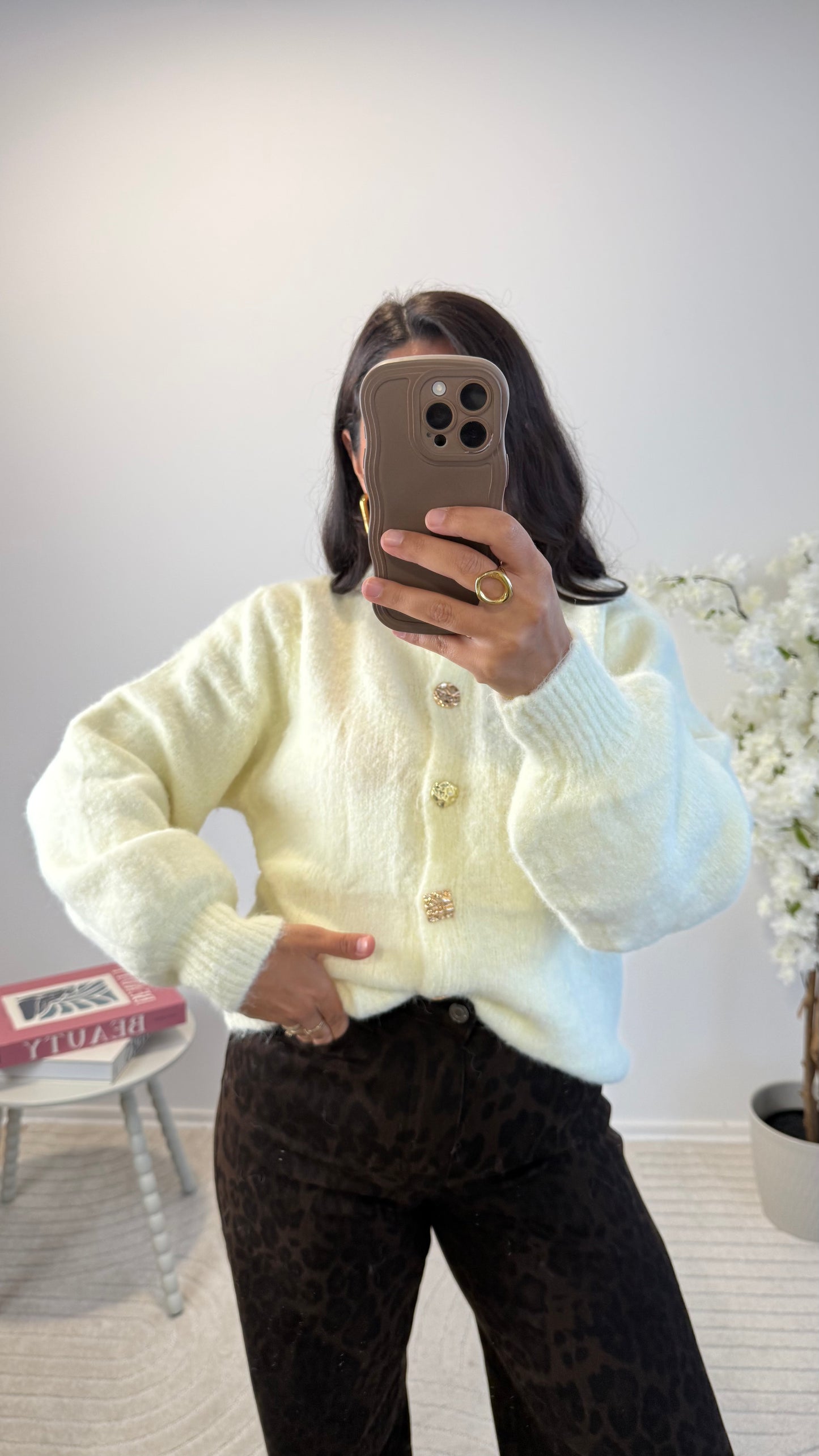 CARDIGAN MELODY JAUNE