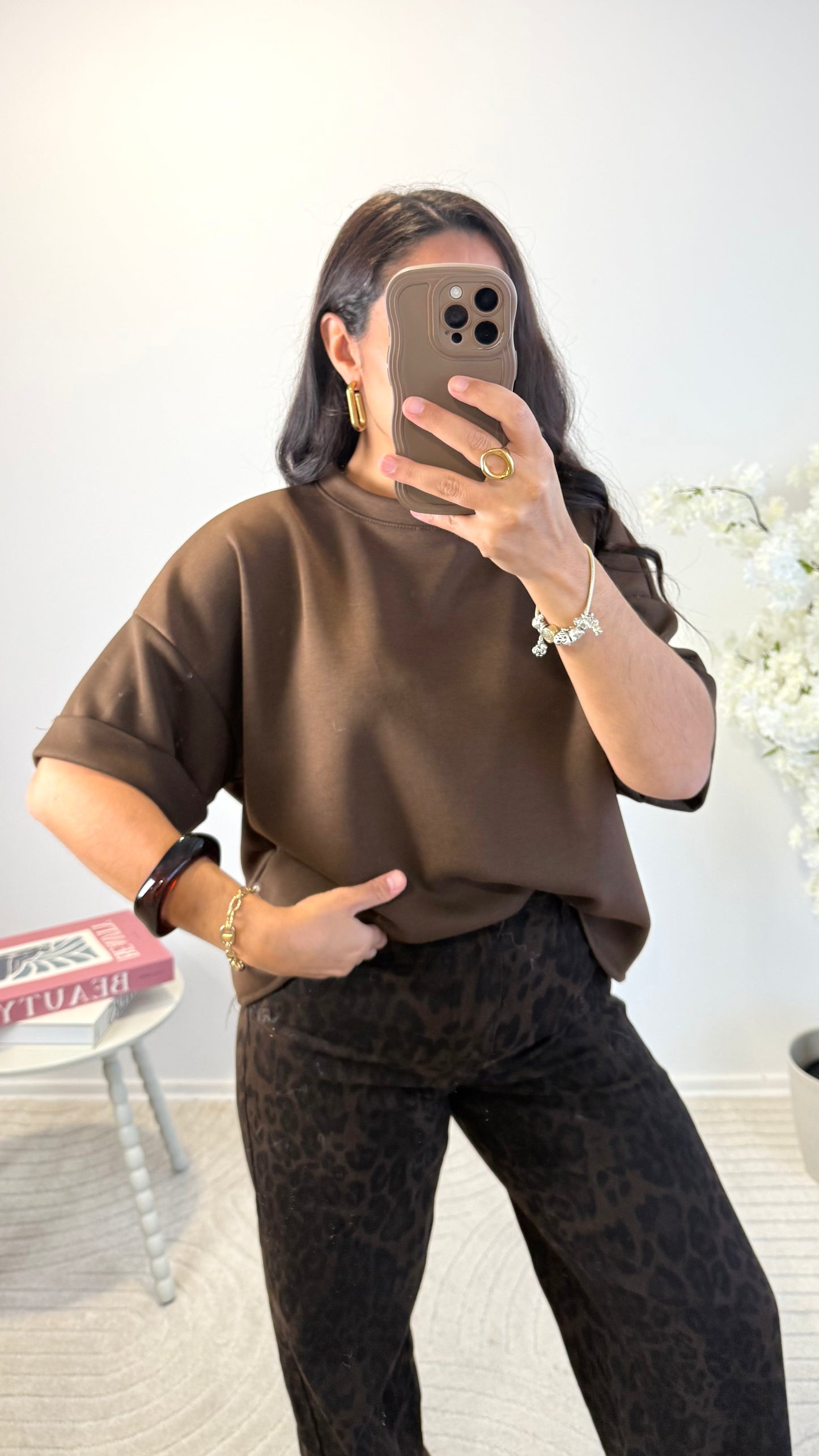 TEE SHIRT TRESSYA CHOCO