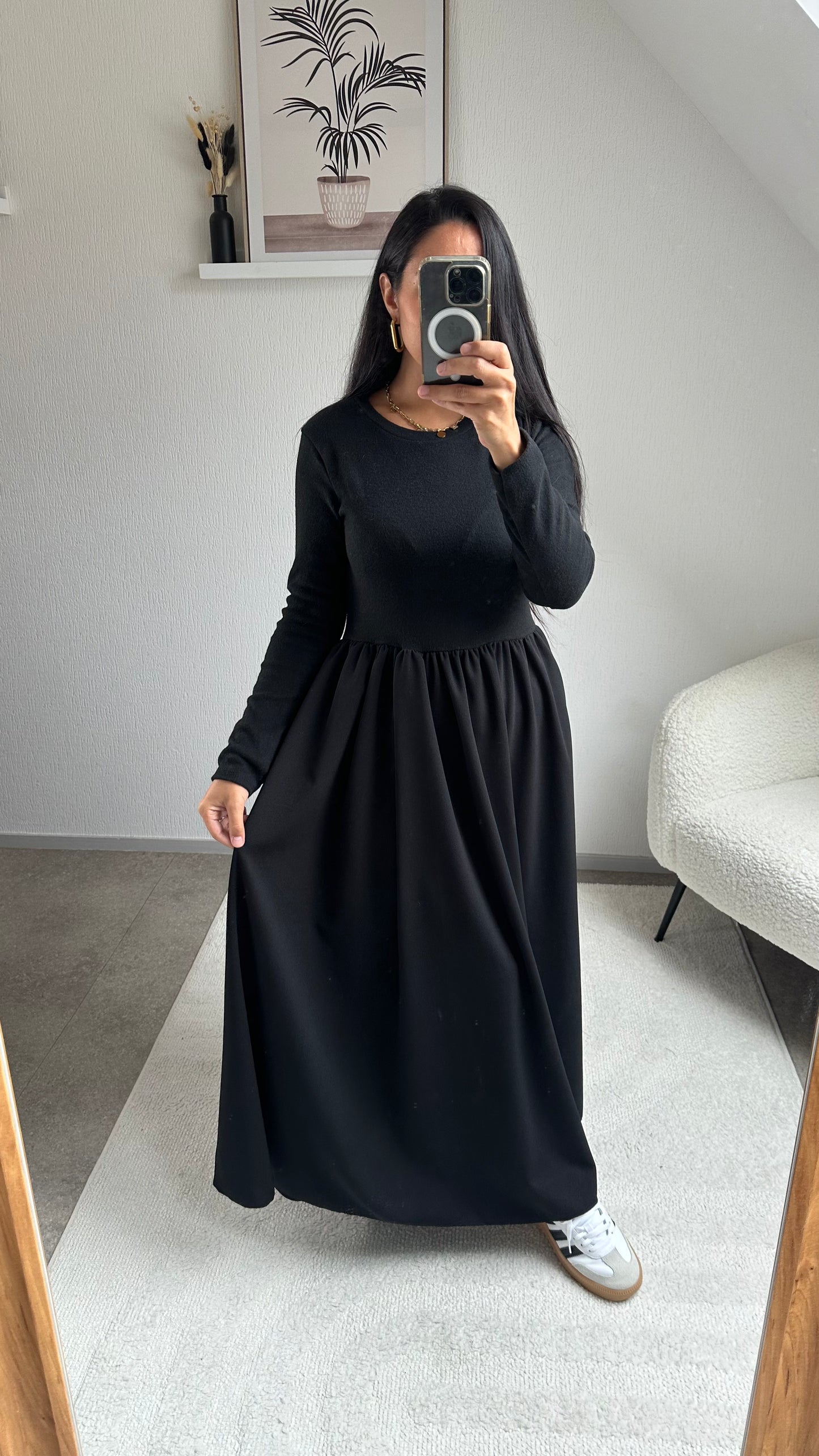 ROBE MARGAUX BLACK