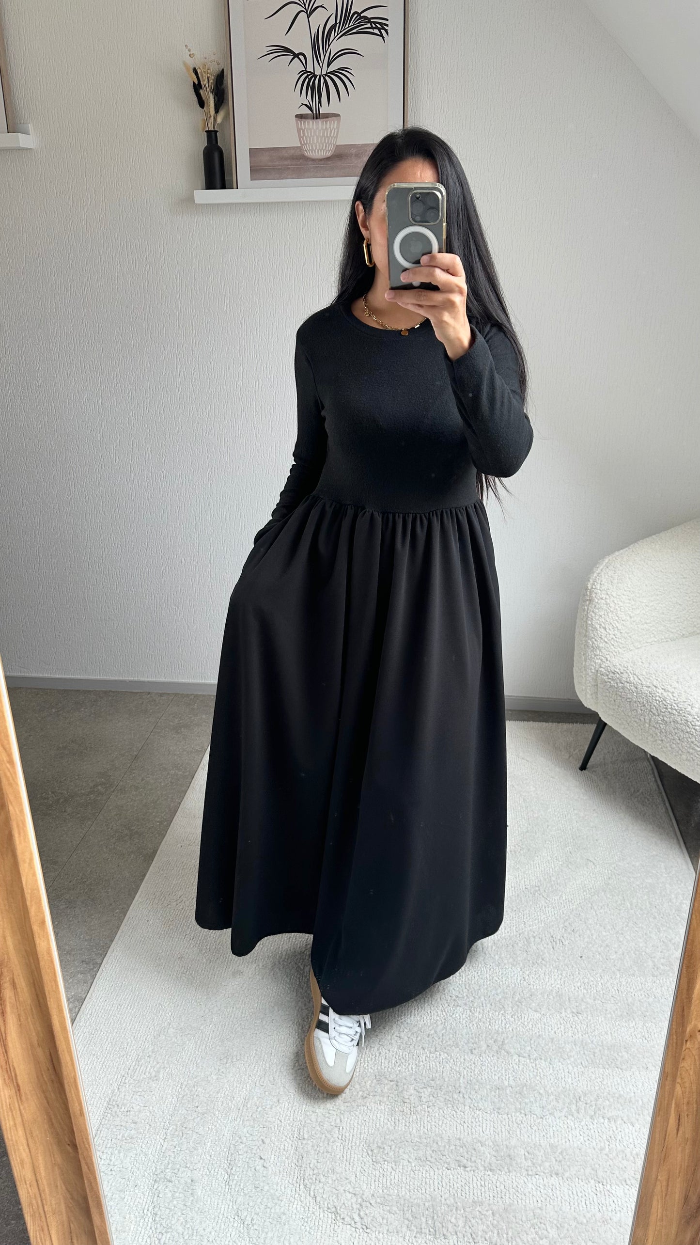 ROBE MARGAUX BLACK