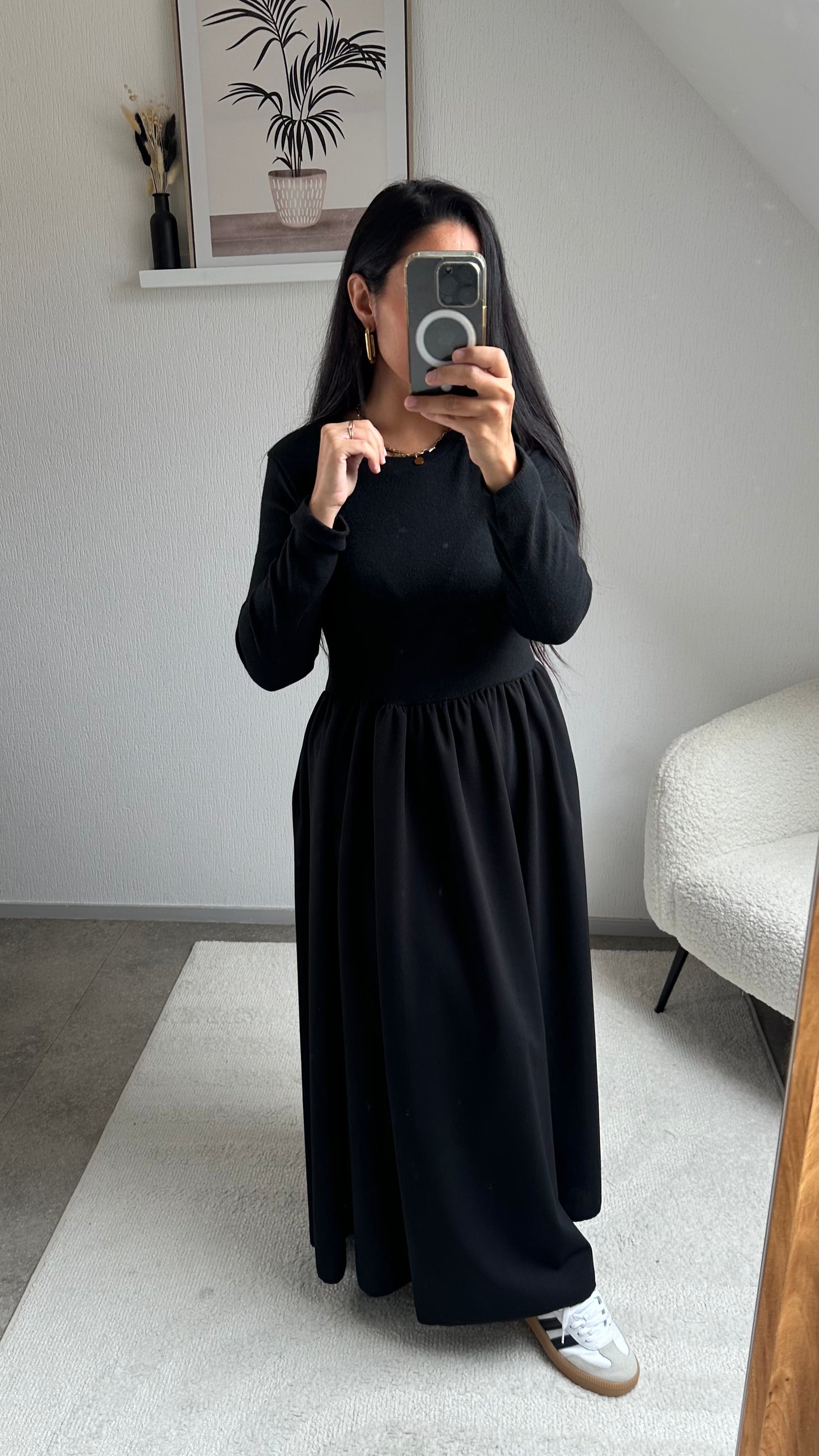 ROBE MARGAUX BLACK